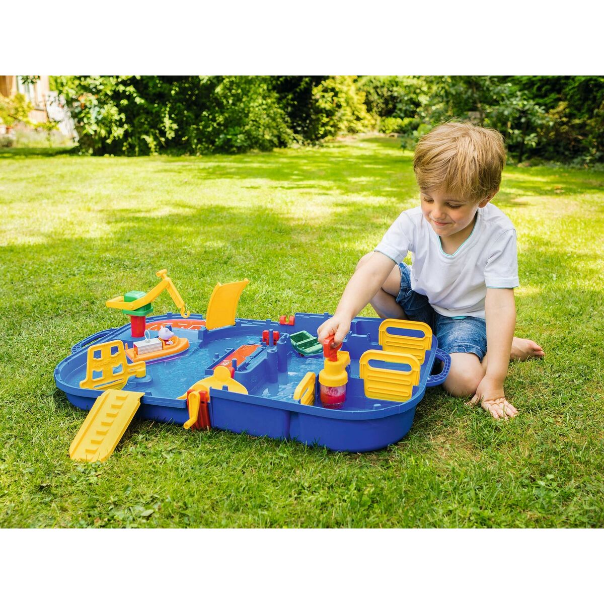 Circuit AquaPlay Water Circuit Lock Box + 3 ani Acustic - Jucarii si jocuri, Vehicule