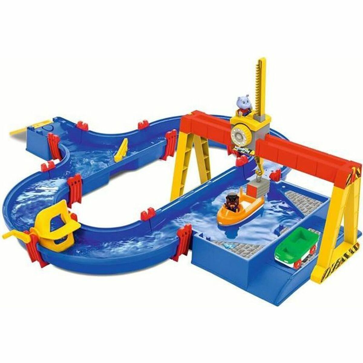 Circuit AquaPlay Port a Container + 3 ani Acustic - Jucarii si jocuri, Vehicule