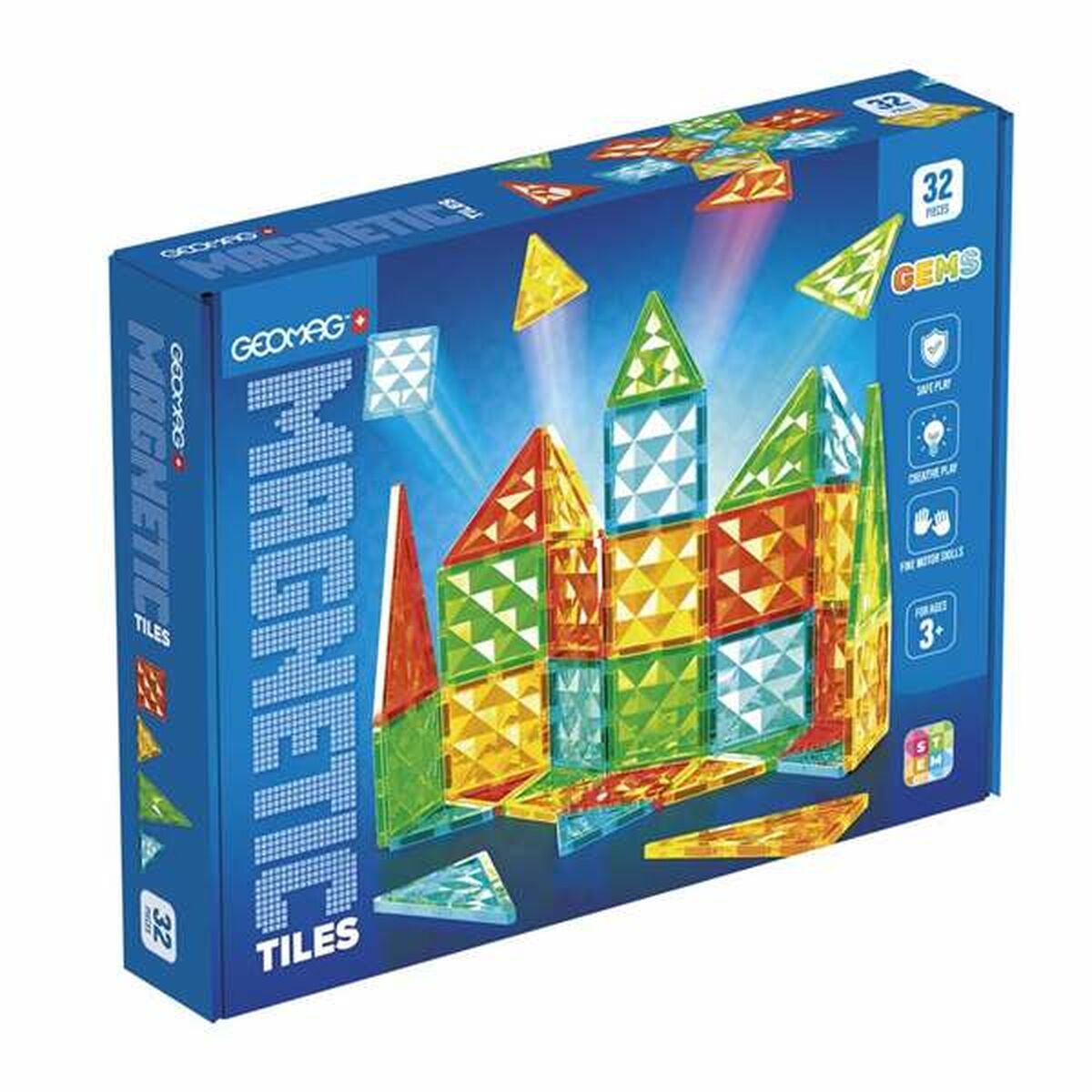 Joc Educativ Geomag Magnetic Tiles - Jucarii si jocuri
