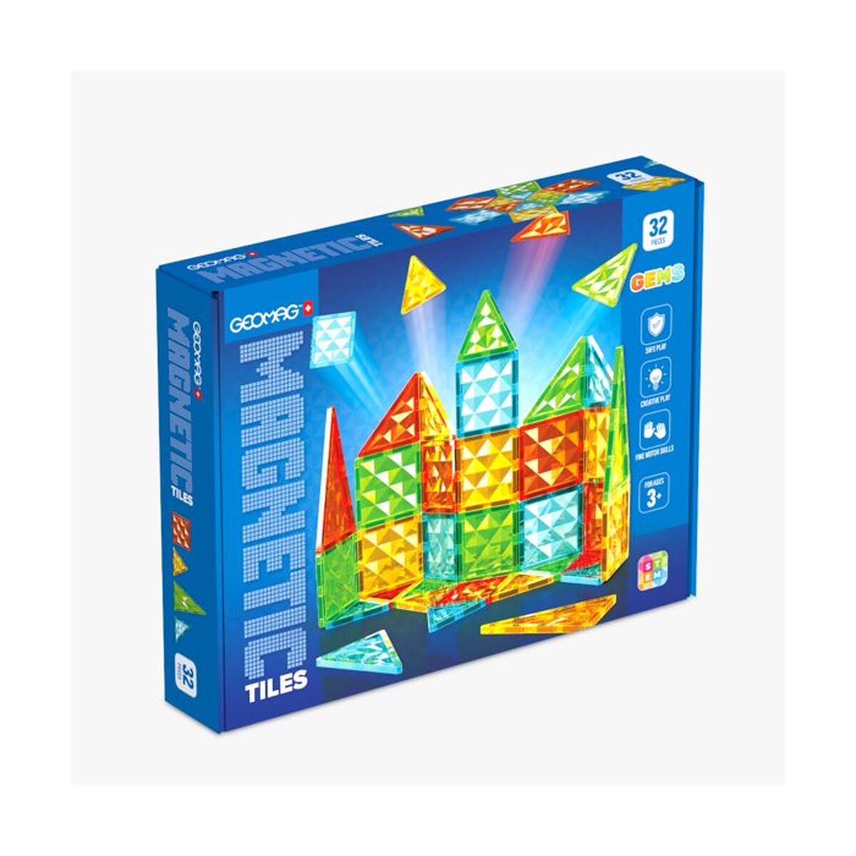 Joc Educativ Geomag Magnetic Tiles - Jucarii si jocuri