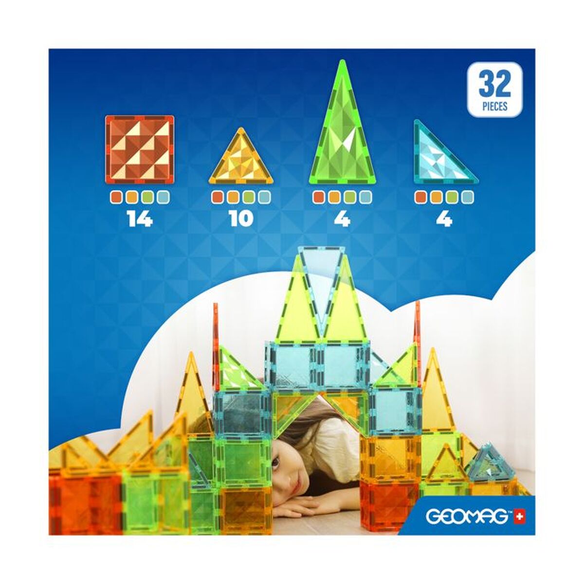 Joc Educativ Geomag Magnetic Tiles - Jucarii si jocuri