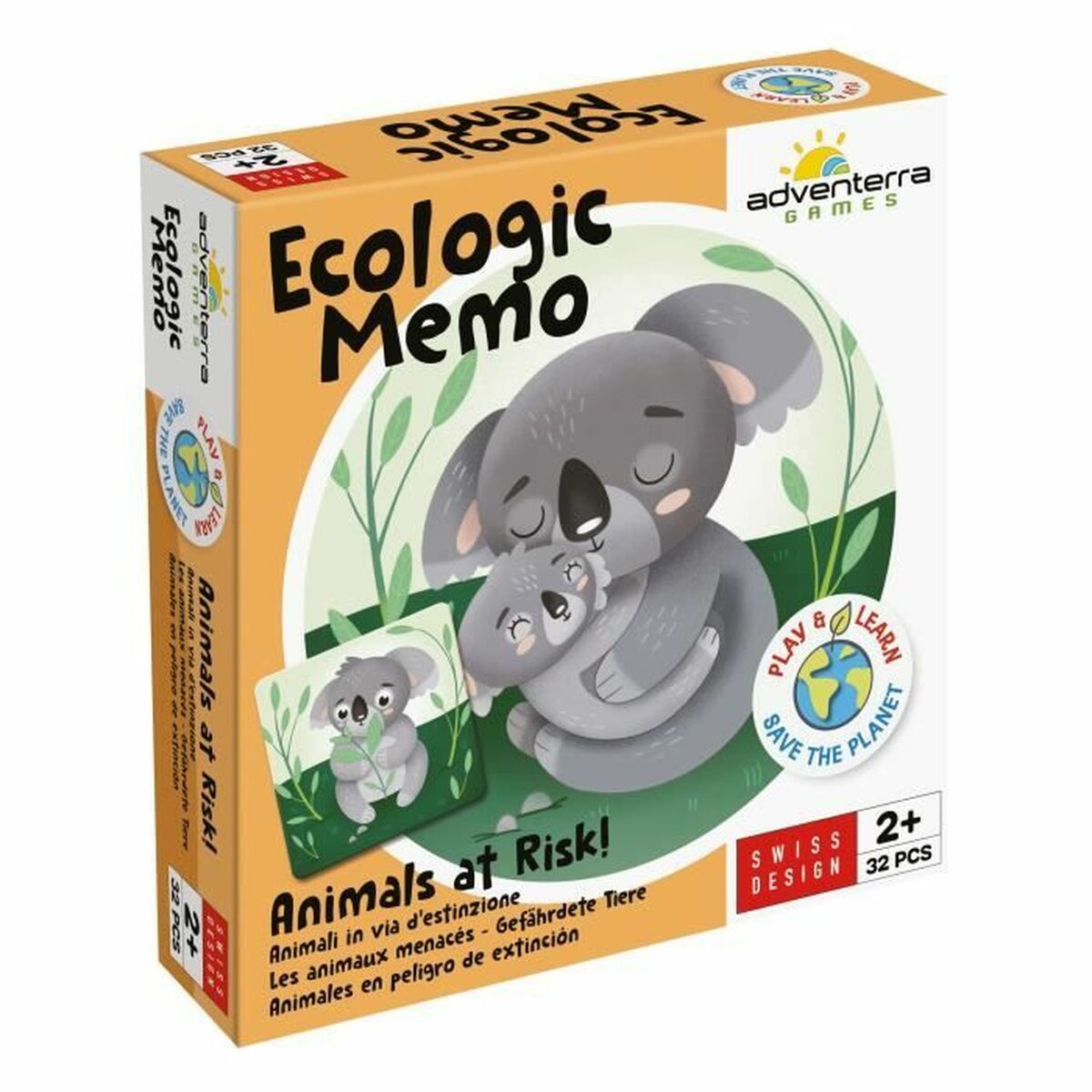 Joc Educativ Adventerra Memo Ecológico Animales en Peligro - Jucarii si jocuri, Jocuri și accesorii