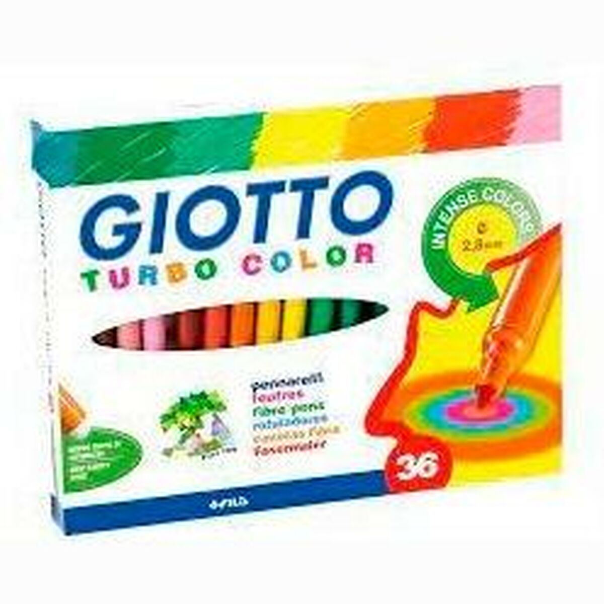 Set de Carioci Giotto Turbo Color Multicolor (5 Unități) - Birou și papetărie, Pixuri, creioane și articole de scris