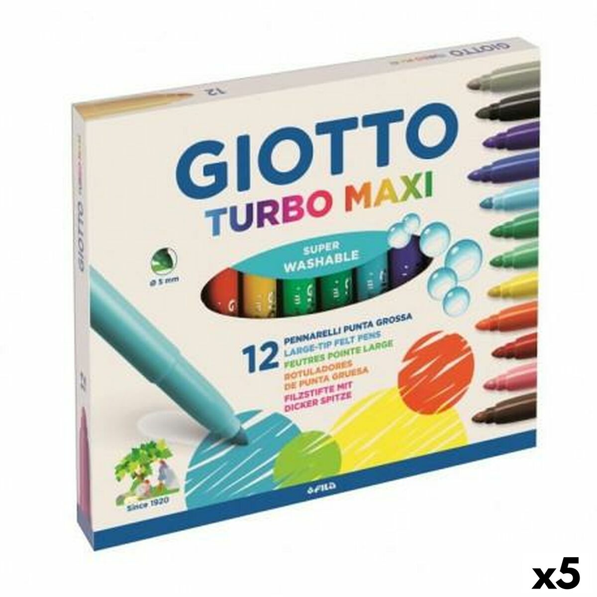 Carioci Giotto (5 Unități) - Birou și papetărie, Pixuri, creioane și articole de scris