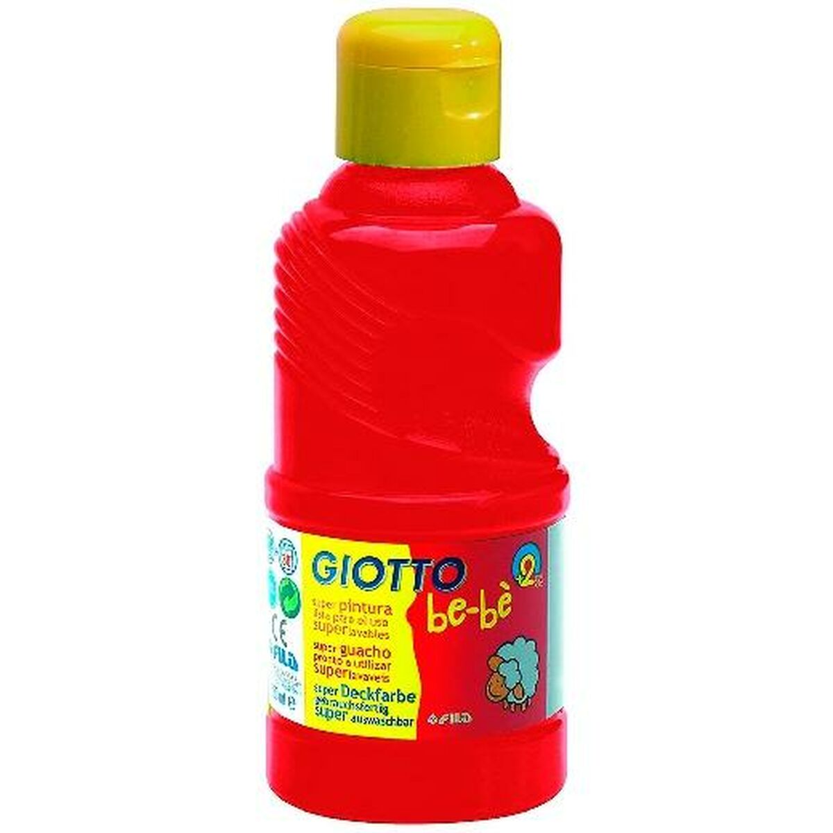 Tempera Giotto Roșu 250 ml (8 Unități) - Birou și papetărie, Arte și Meserii