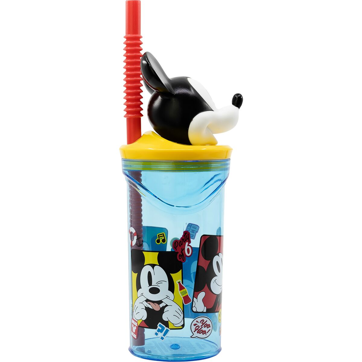 Pahar cu Pai Mickey Mouse CZ11336 3D Albastru - Bebelus, Alăptarea și hrănirea
