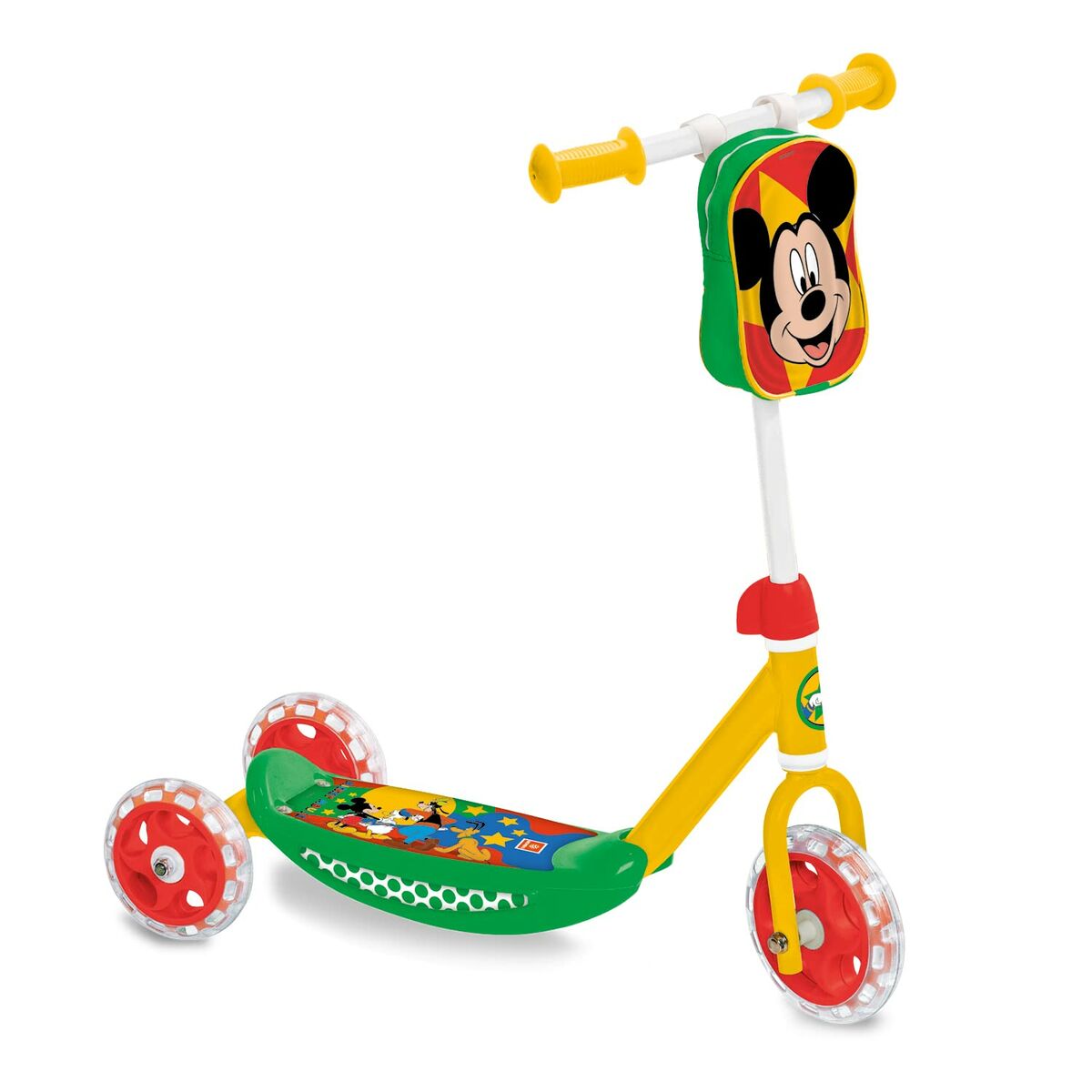 Trotinetă Mickey Mouse 3 roți 60 x 46 x 13,5 cm - Sport și în aer liber, Mobilitate urbană