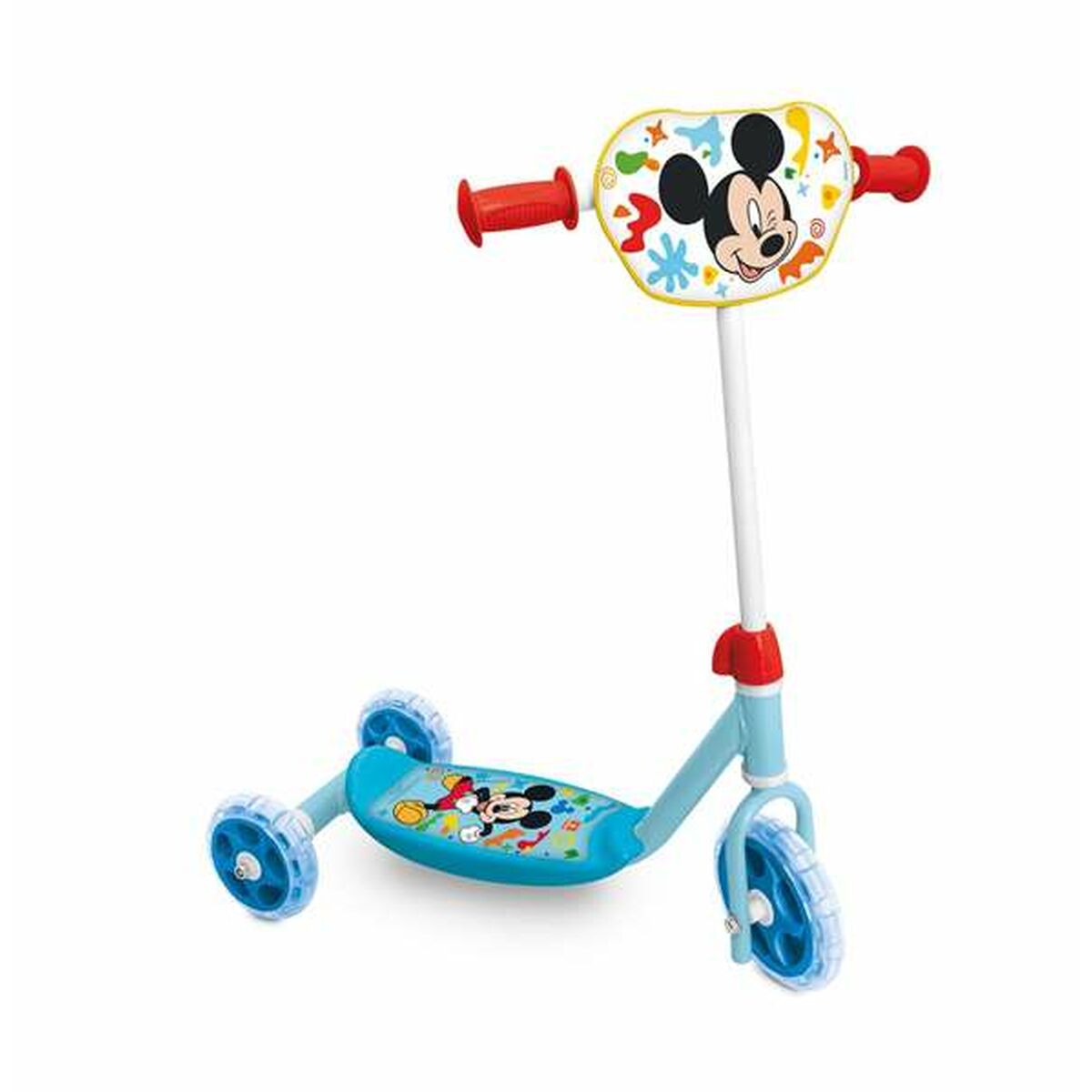 Trotinetă Mickey Mouse 3 roți 60 x 46 x 13,5 cm - Sport și în aer liber, Mobilitate urbană