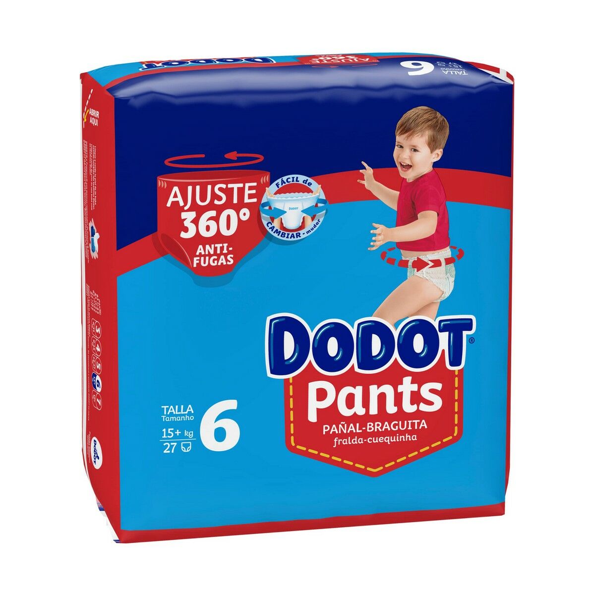 Scutece de unică folosință Dodot Dodot Pants 15+ kg Mărimea 6 27 Unități - Sănătate și îngrijire personală, Îngrijirea copiilor și puericultură
