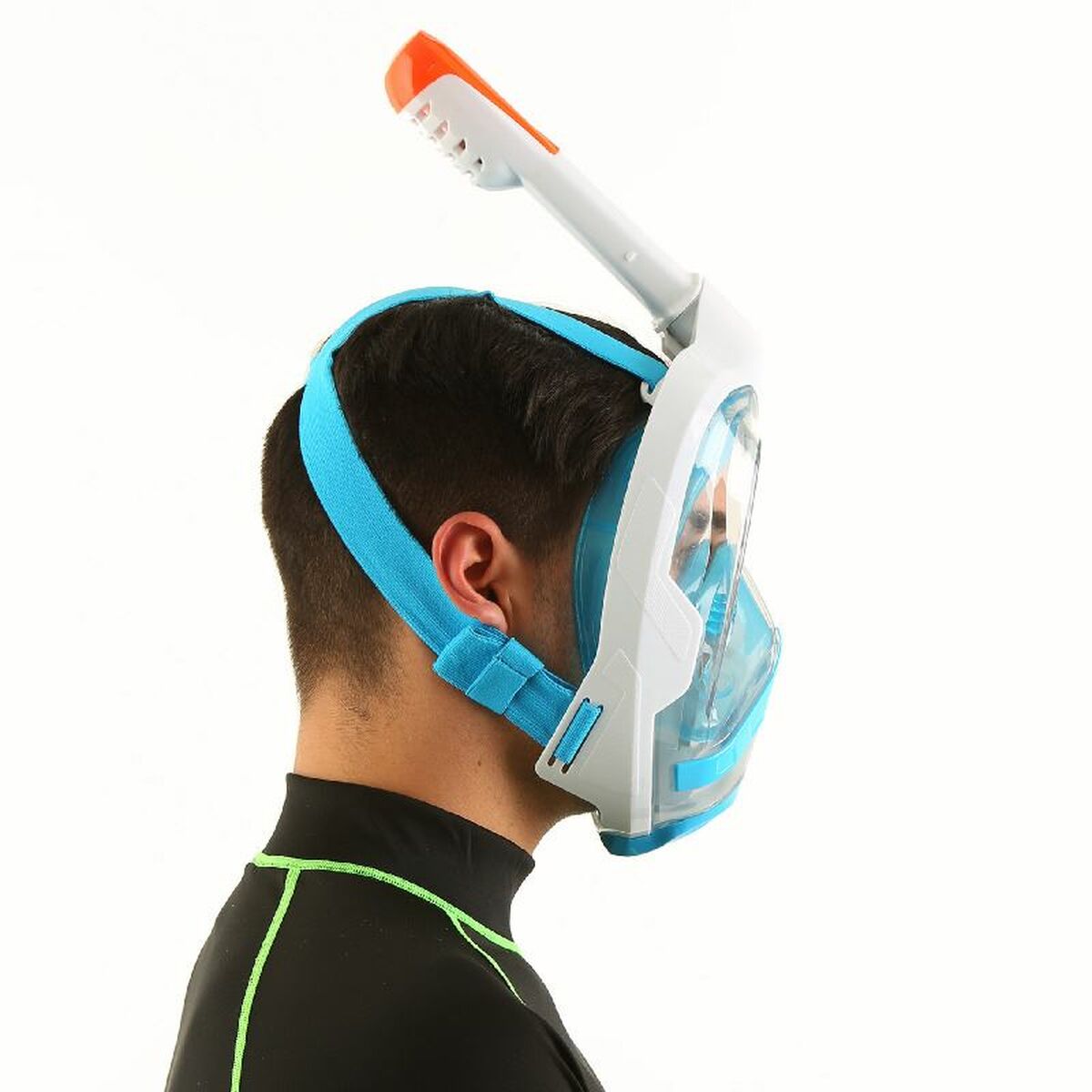 Mască de scufundare Seac Granfacial Magica Transparent Indigo - Sport și în aer liber, Sporturi acvatice