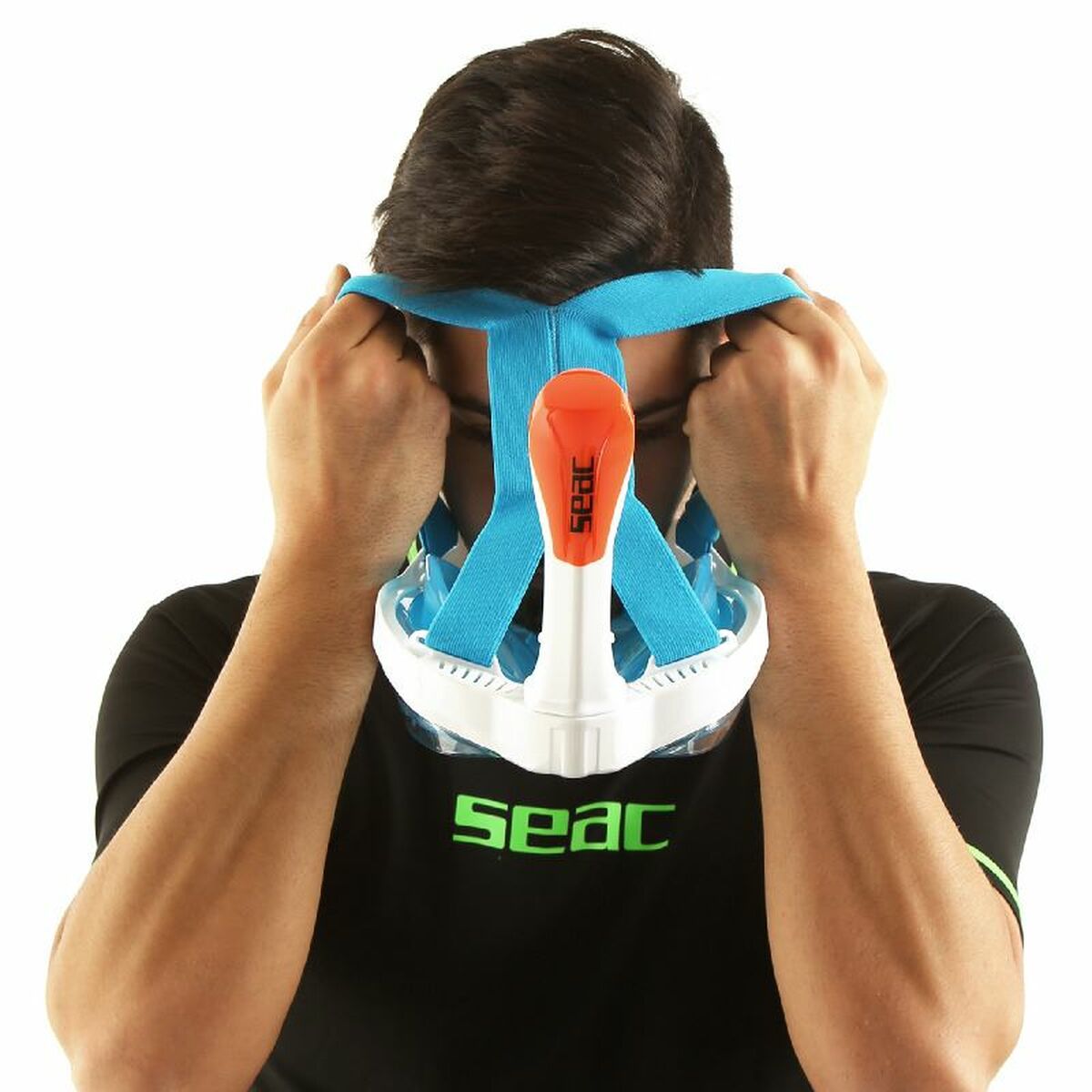 Mască de scufundare Seac Granfacial Magica Transparent Indigo - Sport și în aer liber, Sporturi acvatice
