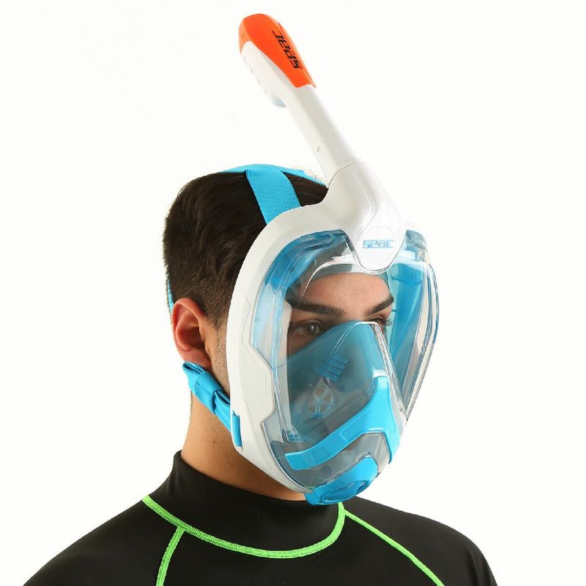 Snorkel (tub pentru respirat sub apă) Seac Granfacial Magica Indigo - Sport și în aer liber, Sporturi acvatice