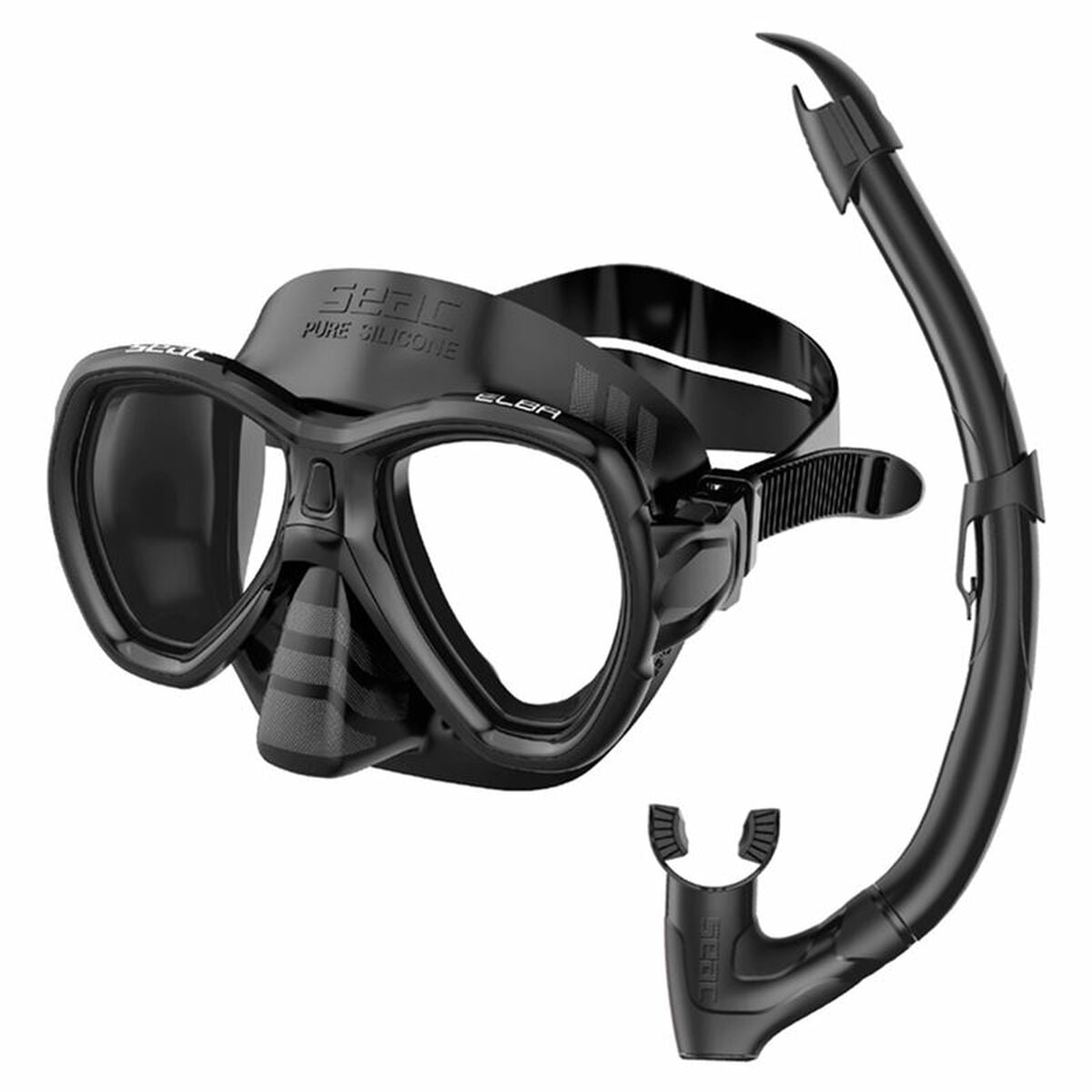 Ochelari de Scufundare cu Tub Seac Set Bis Elba Wv.S/Bl - Sport și în aer liber, Sporturi acvatice