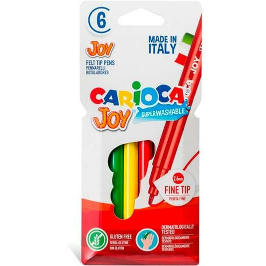 Set de Carioci Carioca JOY Multicolor 6 Piese (24 Unități) - Birou și papetărie, Pixuri, creioane și articole de scris