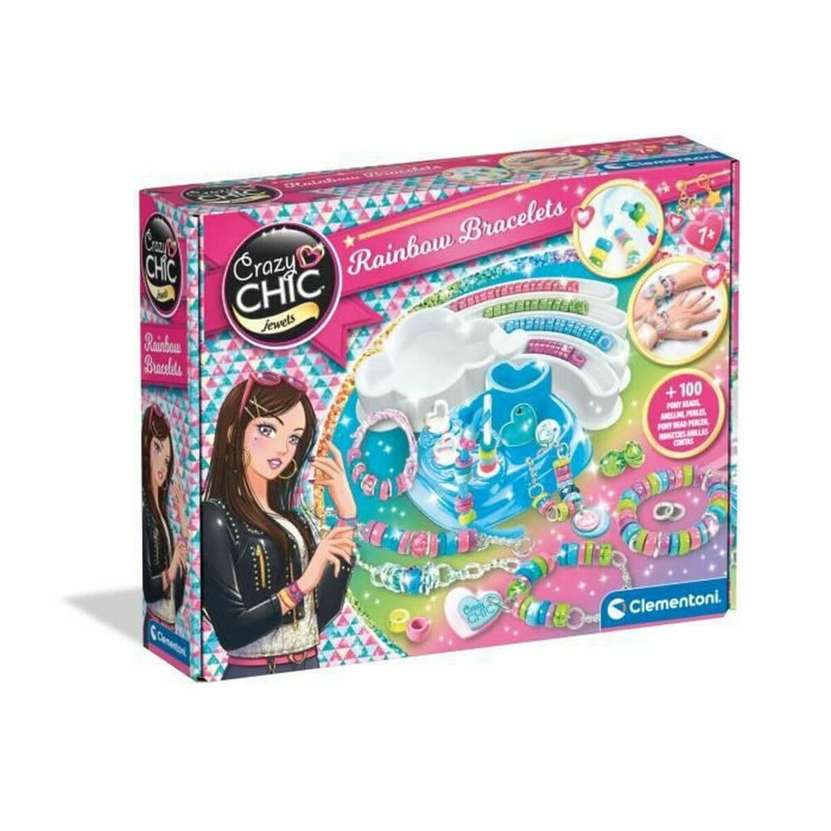 Mărgele Clementoni Bracciali Multicolor - Jucarii si jocuri, Activități creative