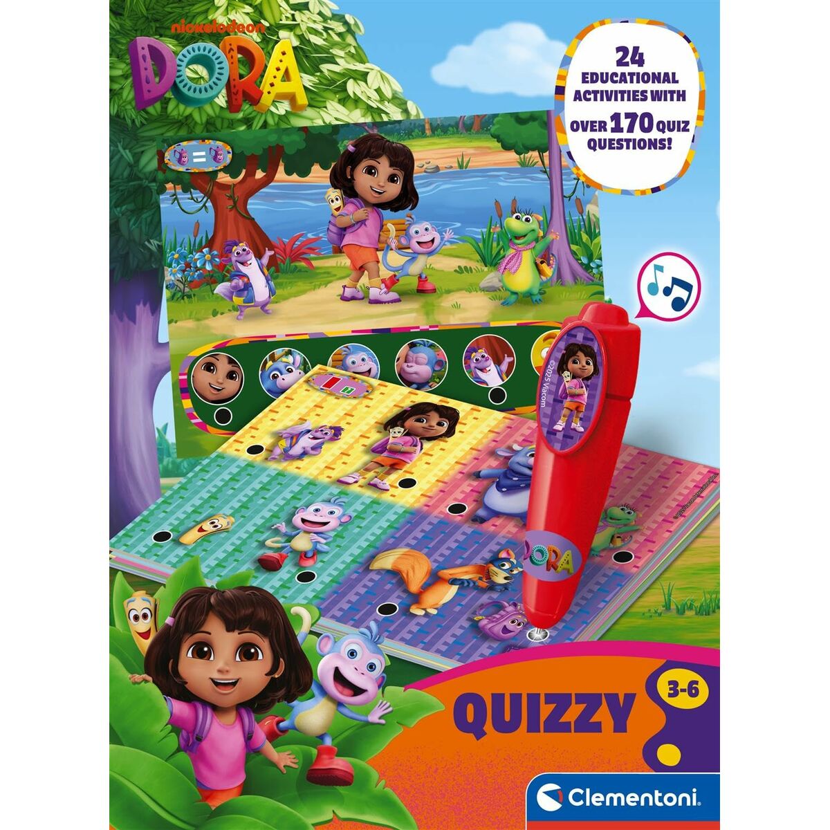Joc Educativ Clementoni Dora Quizzy - Jucarii si jocuri, Jocuri și accesorii