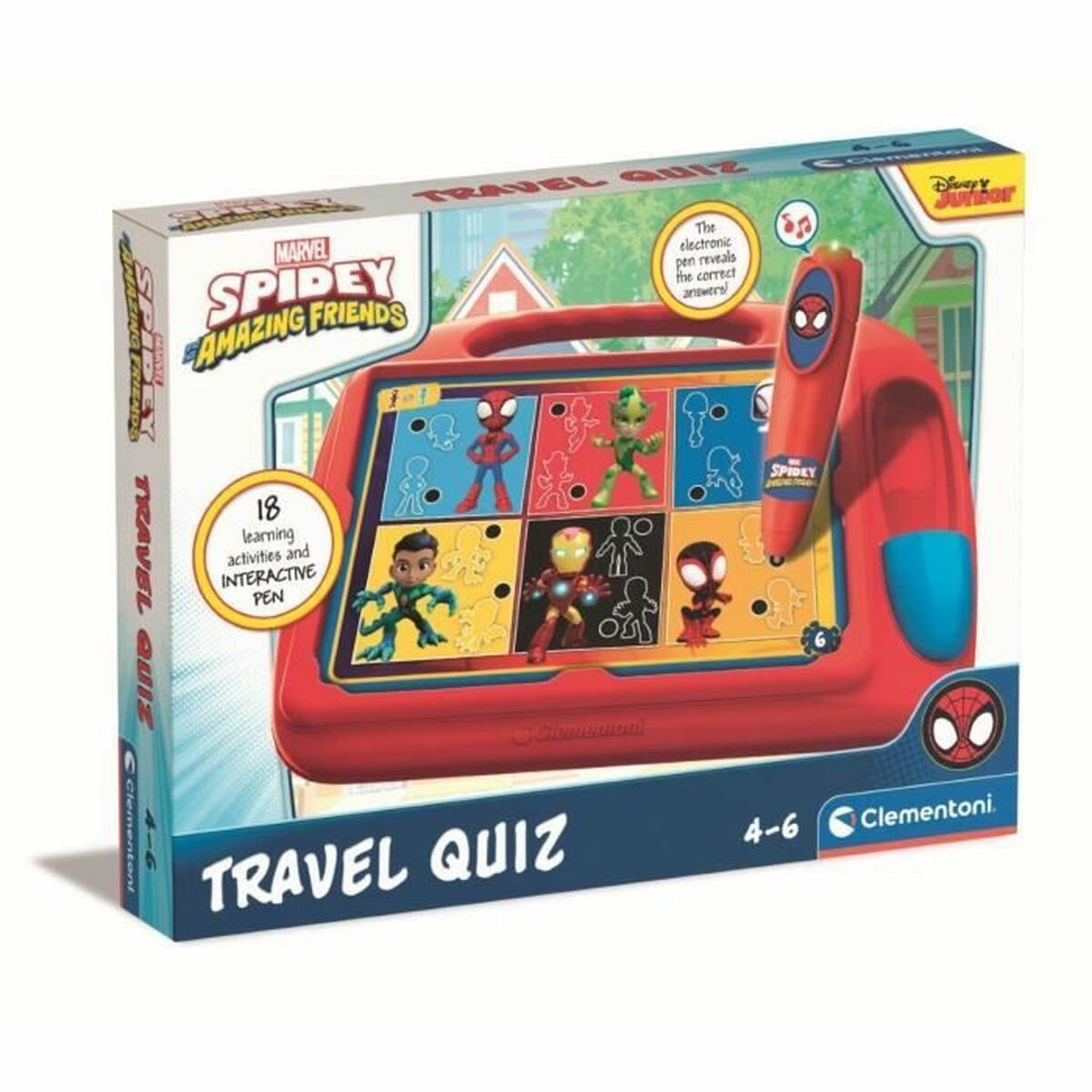 Joc Educativ Clementoni Spidey Amazing Friends Travel Quiz - Jucarii si jocuri, Jocuri și accesorii