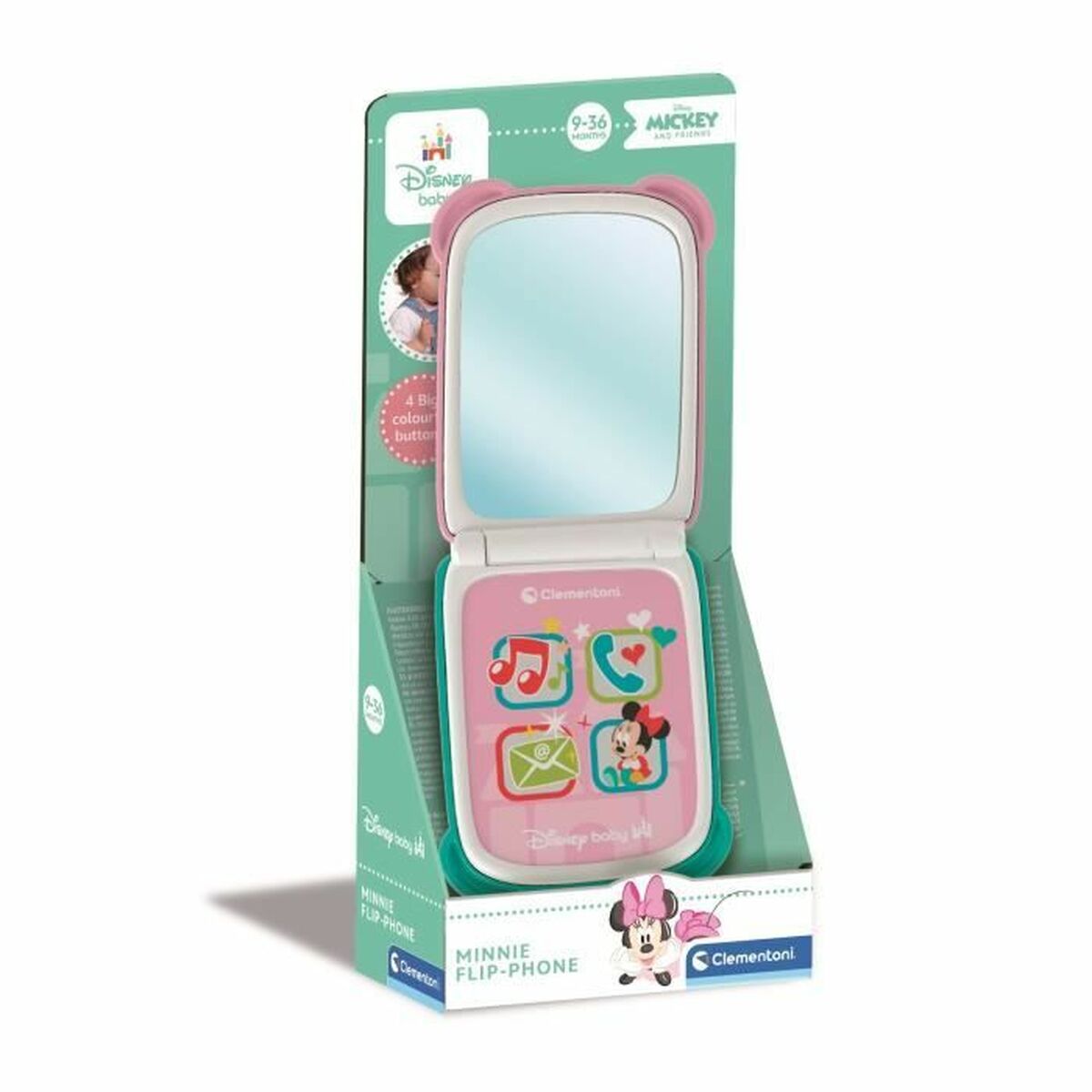 Jucărie interactivă pentru bebeluși Clementoni Minnie - Bebelus, Jucăriile copilăriei timpurii