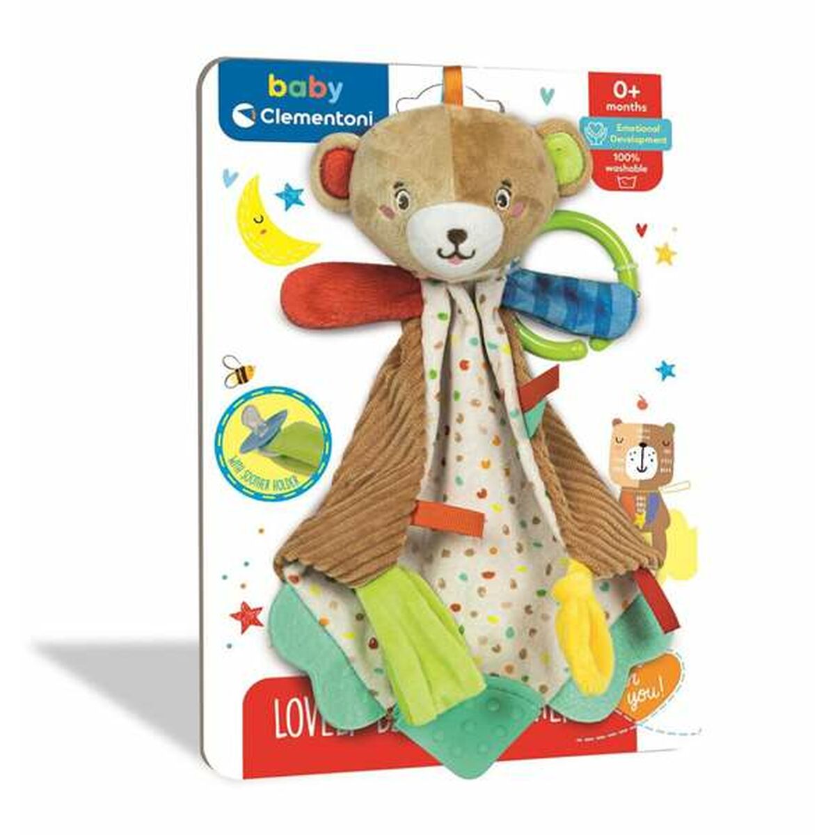 Doudou Spidey 18 x 25 x 6 cm Urs - Bebelus, Jucăriile copilăriei timpurii