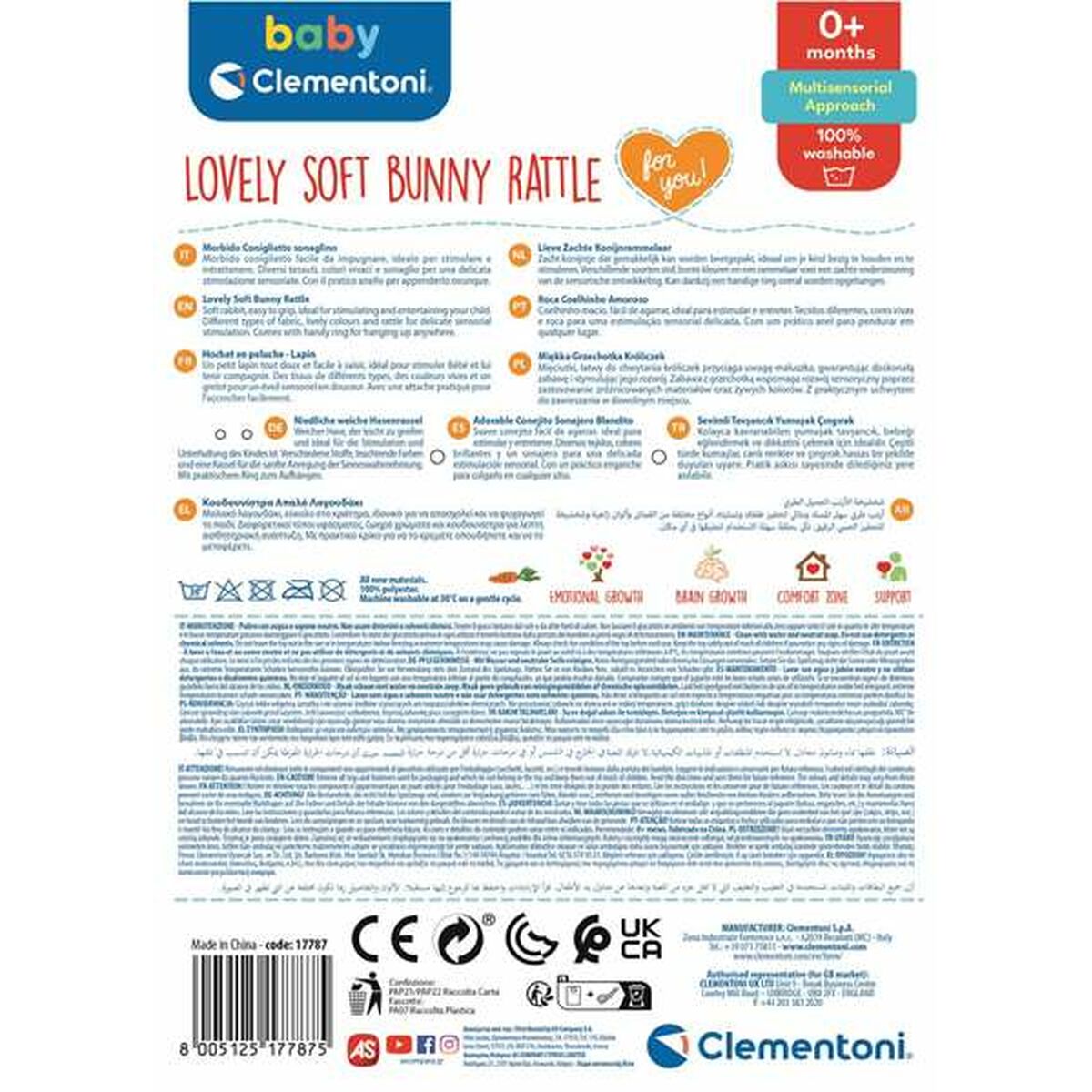 Zornăitoare Clementoni (1 Unități) - Bebelus, Jucăriile copilăriei timpurii