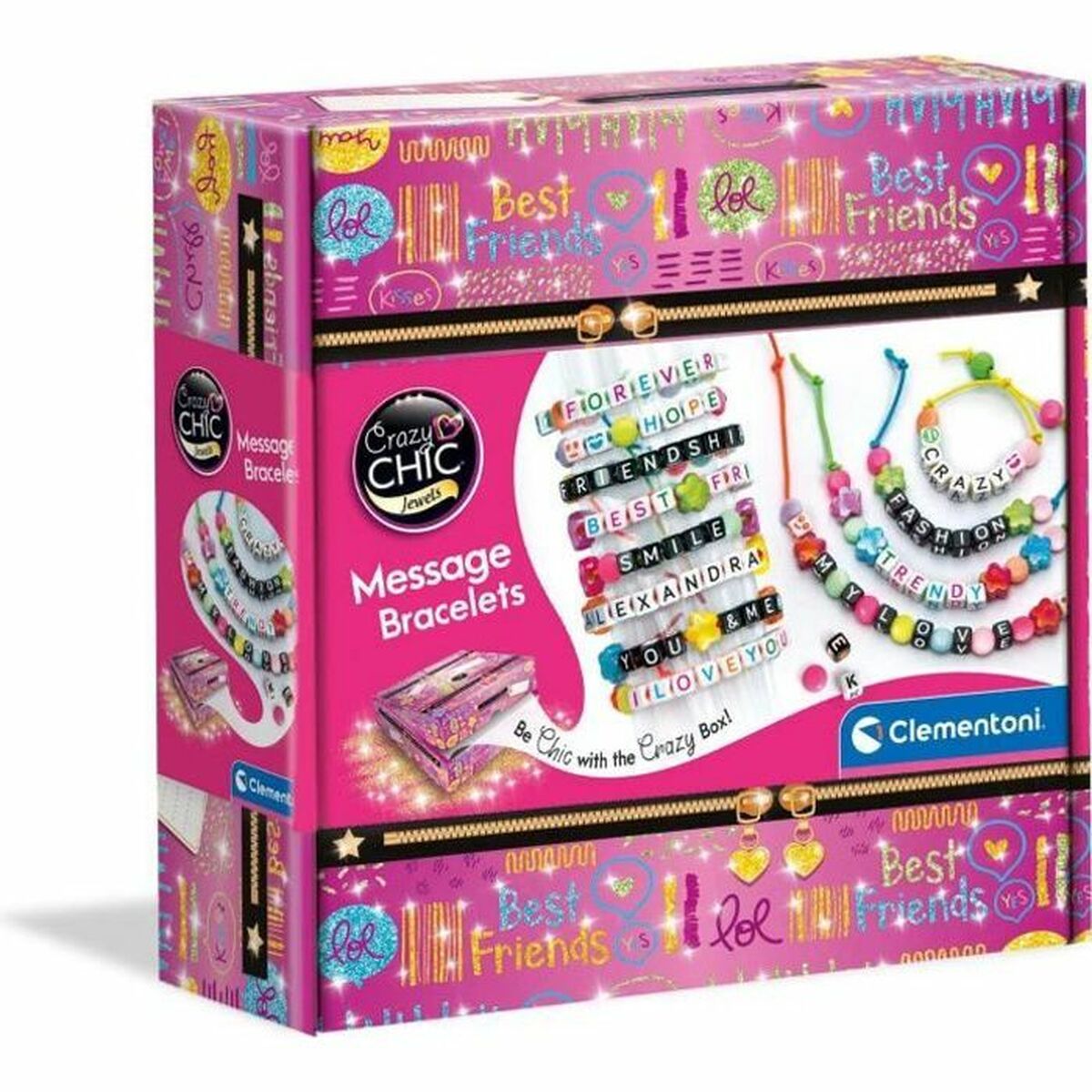 Kit de Creare Brățări Clementoni - Jucarii si jocuri, Activități creative
