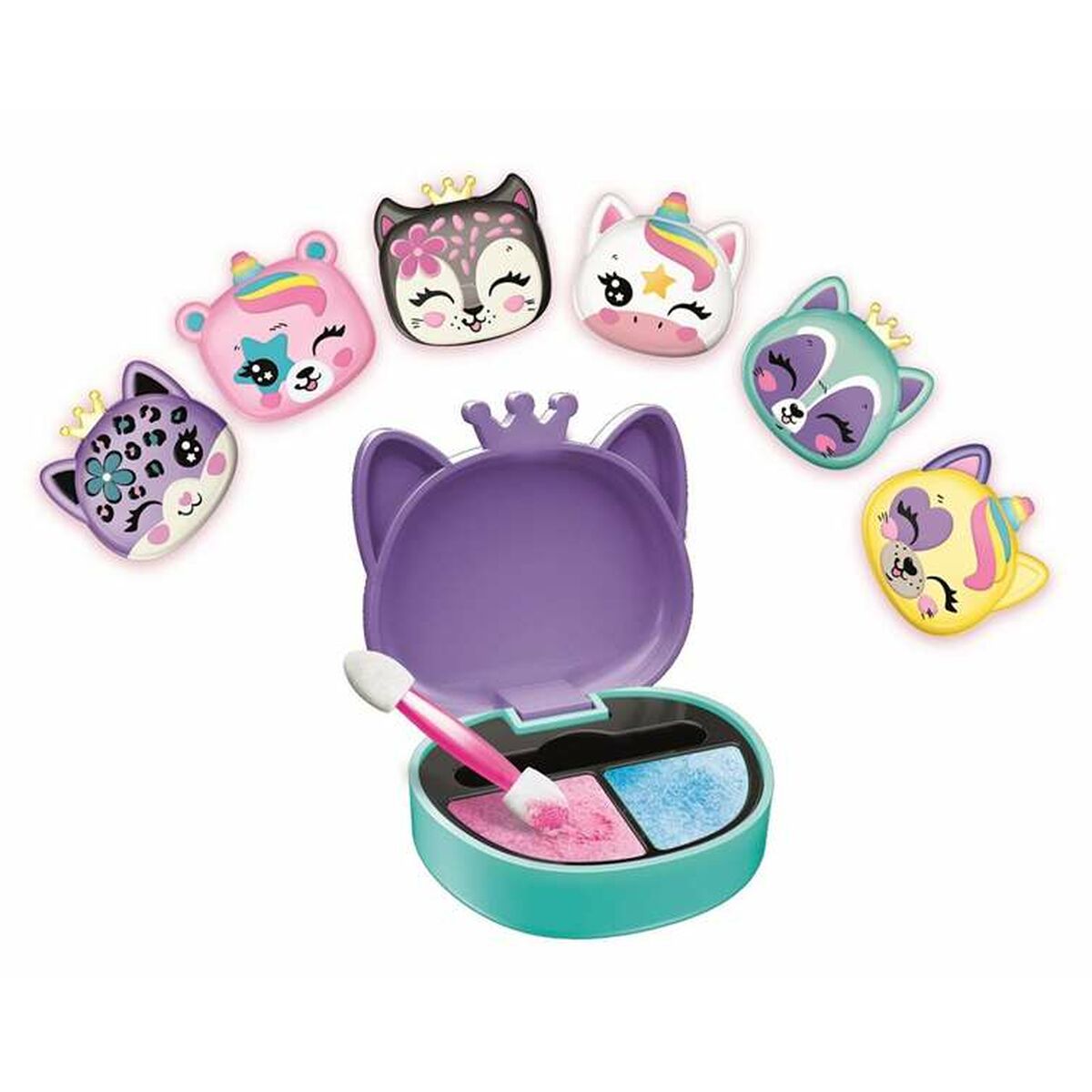 Set de Machiaj pentru Copii Clementoni Lovely Fard de Ochi - Jucarii si jocuri, Costume și accesorii