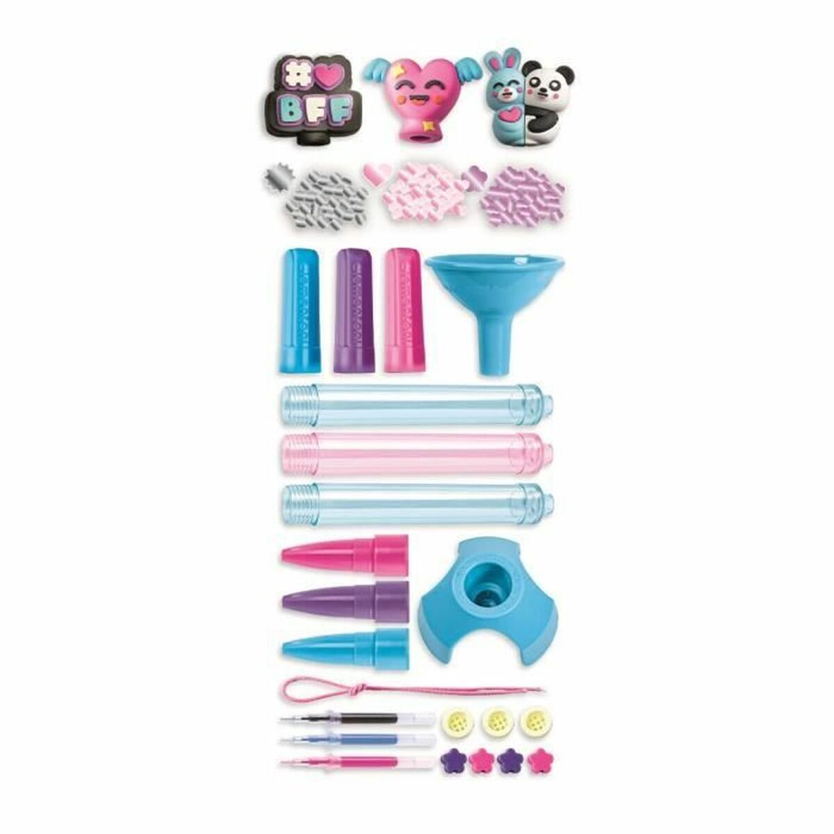 Set de Lucru Manual Clementoni Create your Pens Best Friends - Jucarii si jocuri, Activități creative