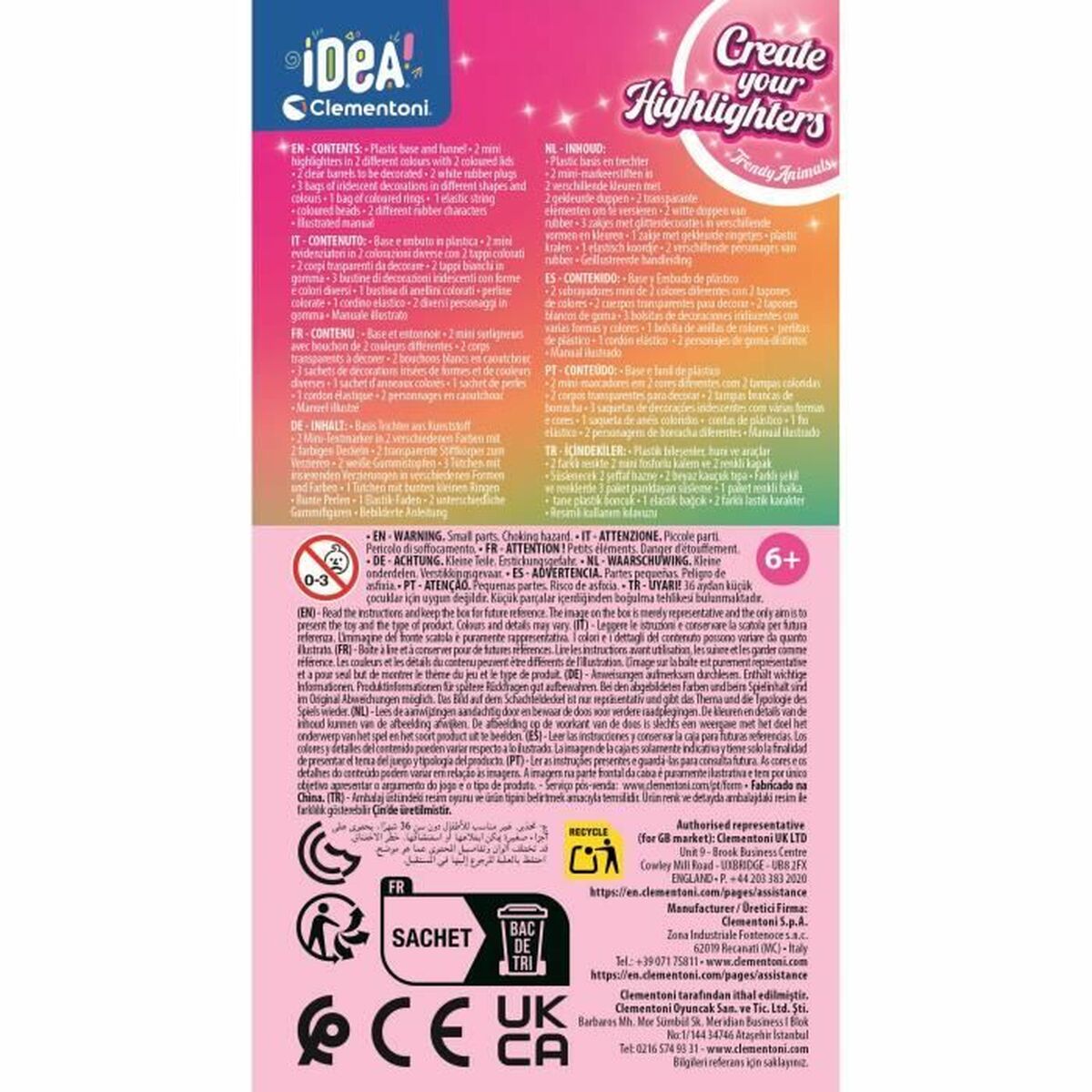 Puzzle Clementoni Trendy Animals - Jucarii si jocuri, Puzzle-uri și puzzle-uri