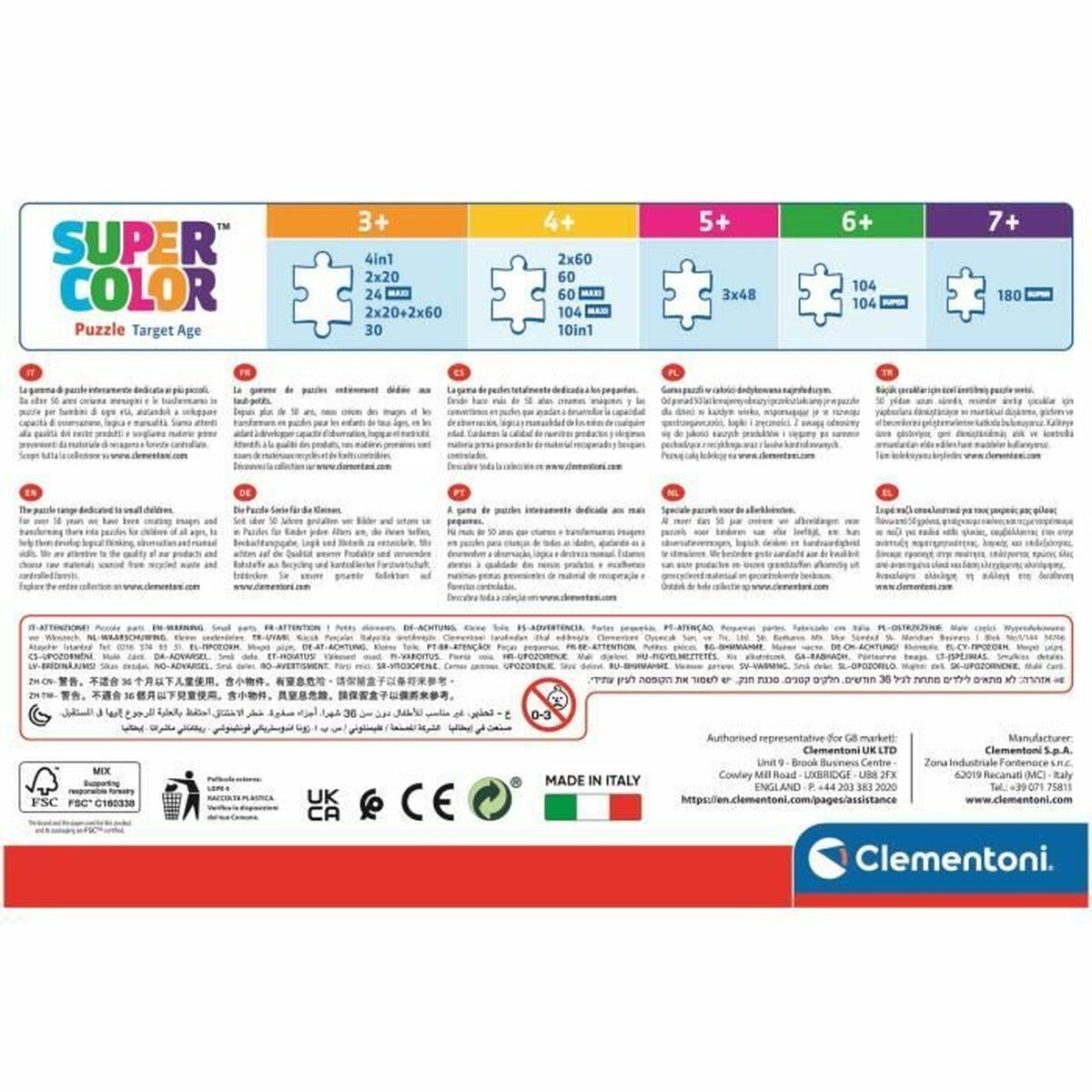 Puzzle Clementoni Jurassic World (4 Unități) - Jucarii si jocuri, Puzzle-uri și puzzle-uri