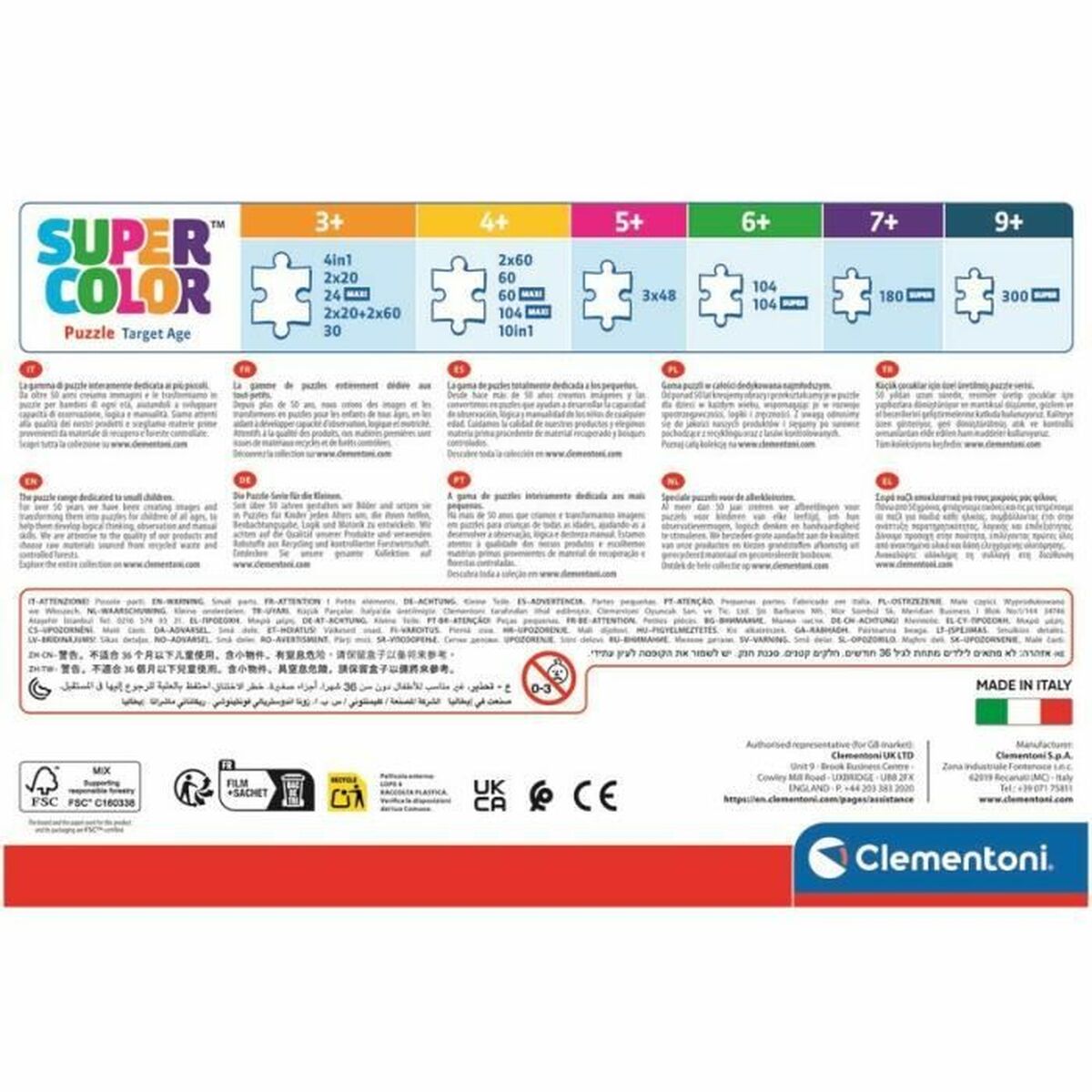 Puzzle Clementoni (4 Unități) - Jucarii si jocuri, Puzzle-uri și puzzle-uri