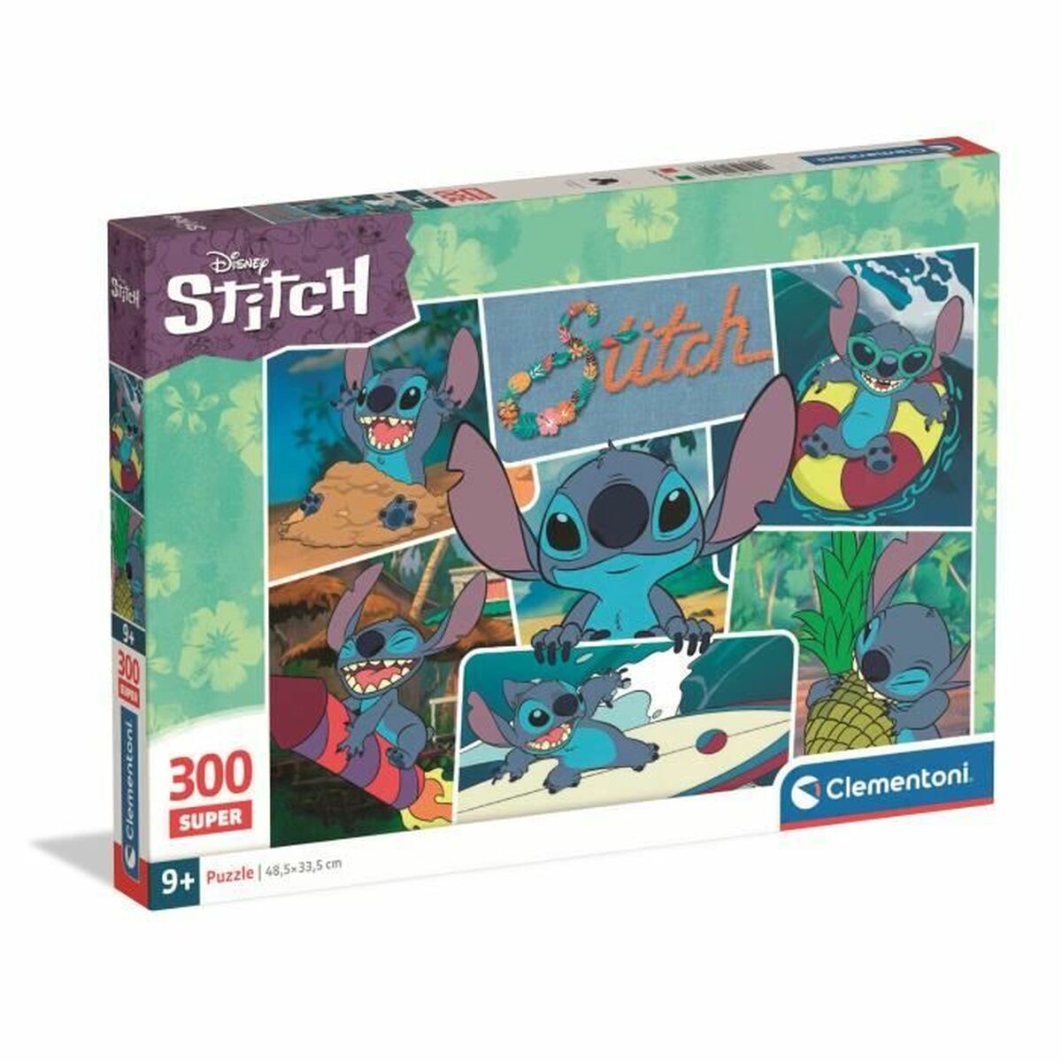 Puzzle Clementoni Stitch 300 Piese - Jucarii si jocuri, Puzzle-uri și puzzle-uri