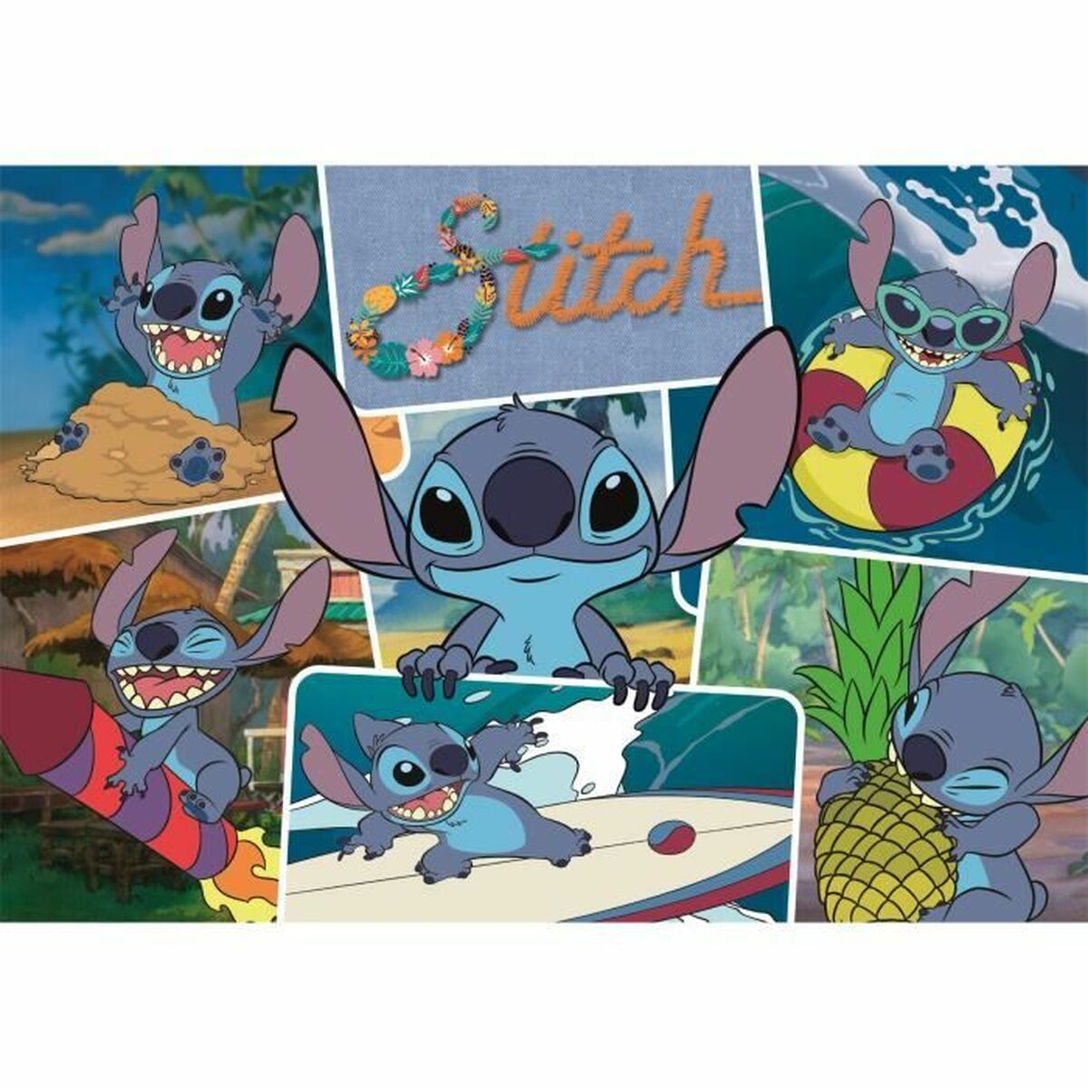 Puzzle Clementoni Stitch 300 Piese - Jucarii si jocuri, Puzzle-uri și puzzle-uri