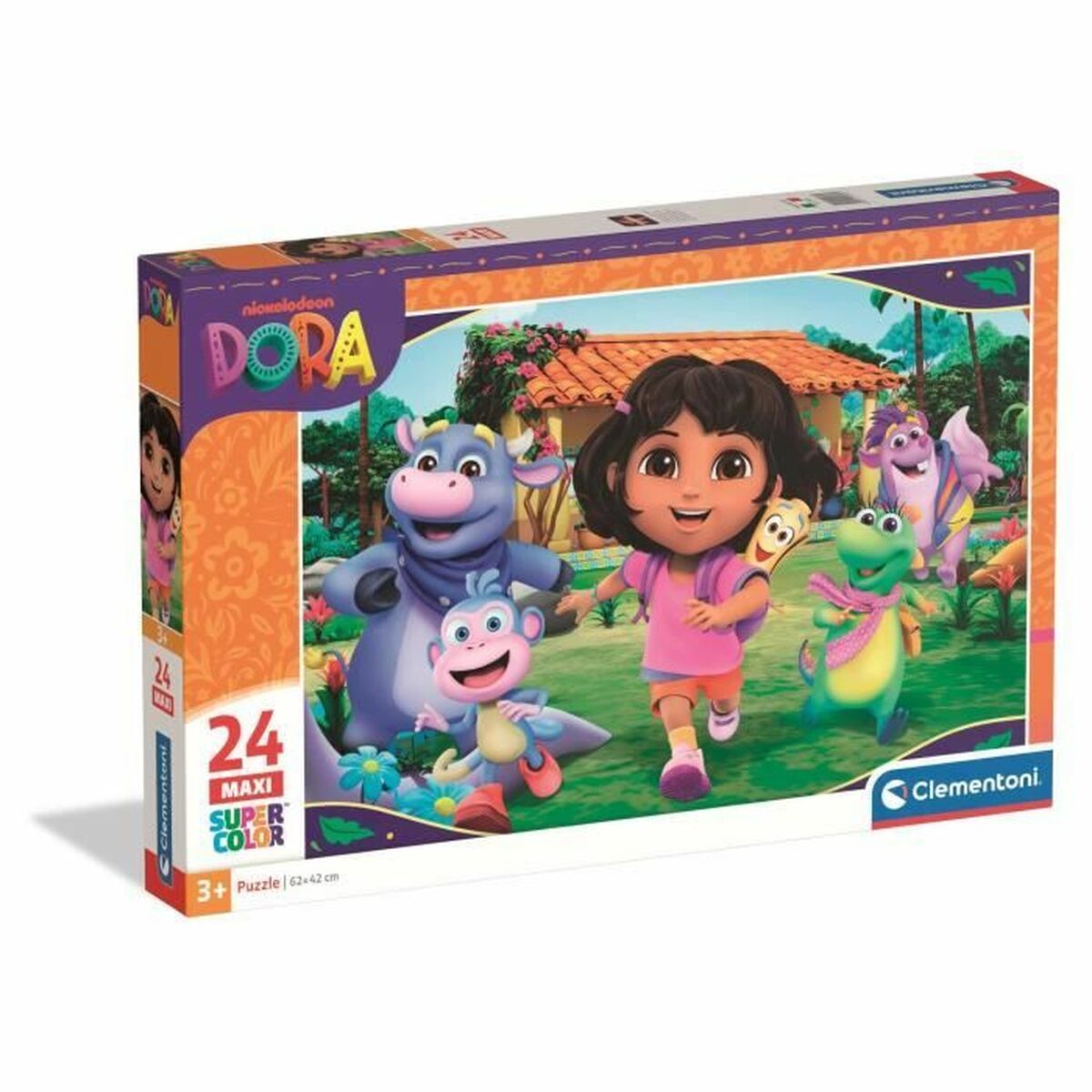 Puzzle Clementoni Dora 62 x 42 cm 24 Piese - Jucarii si jocuri, Puzzle-uri și puzzle-uri