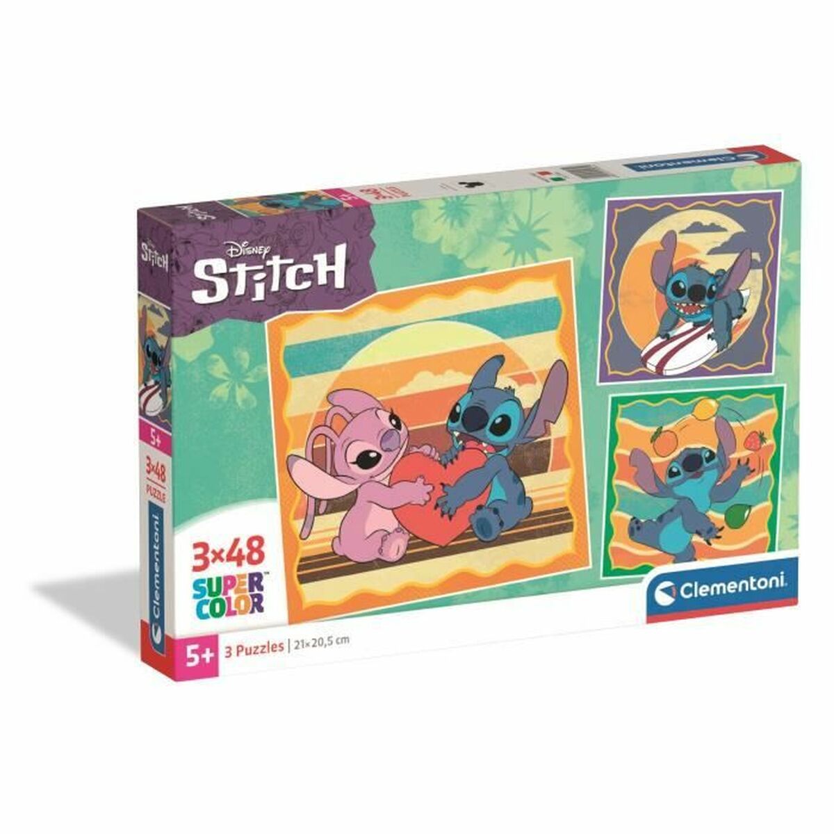 Puzzle Clementoni Stitch (3 Unități) - Jucarii si jocuri, Puzzle-uri și puzzle-uri