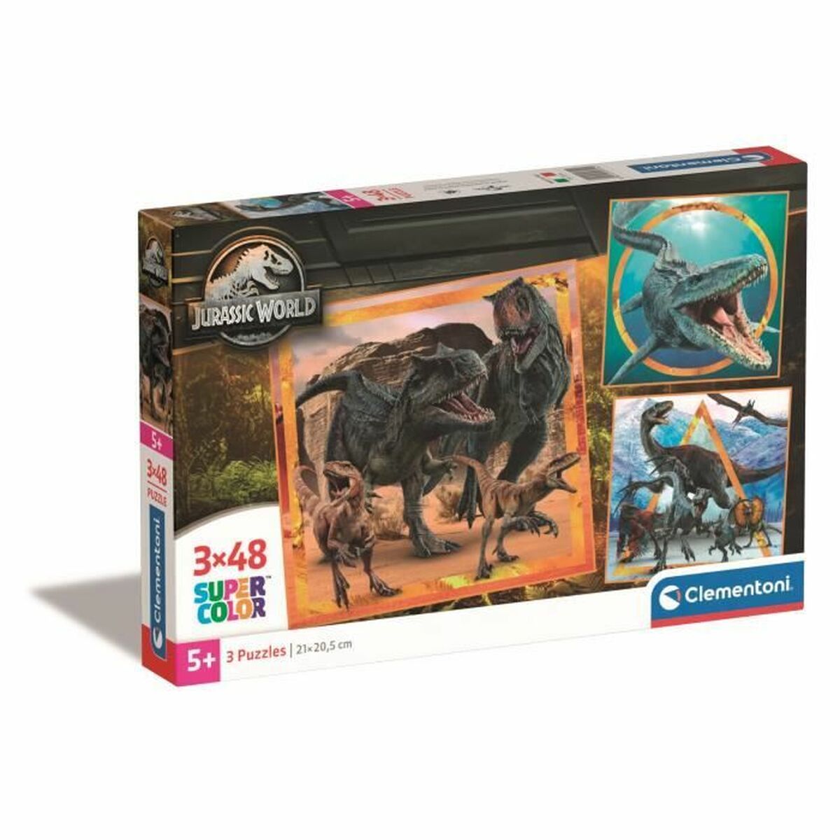 Puzzle Clementoni Jurassic World (3 Unități) - Jucarii si jocuri, Puzzle-uri și puzzle-uri