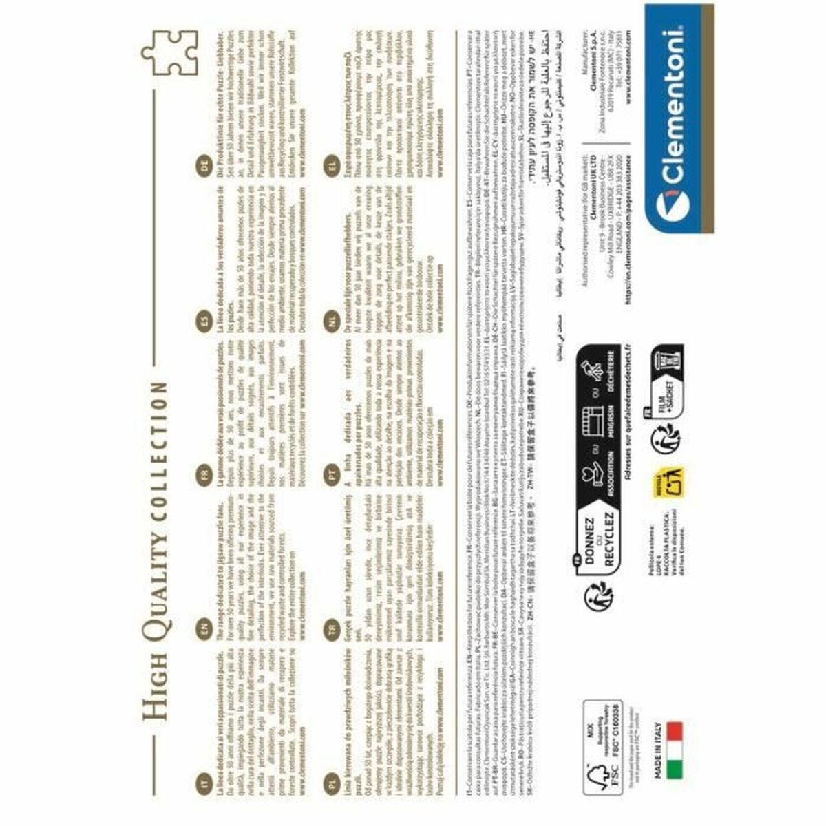 Puzzle Clementoni - Jucarii si jocuri, Puzzle-uri și puzzle-uri