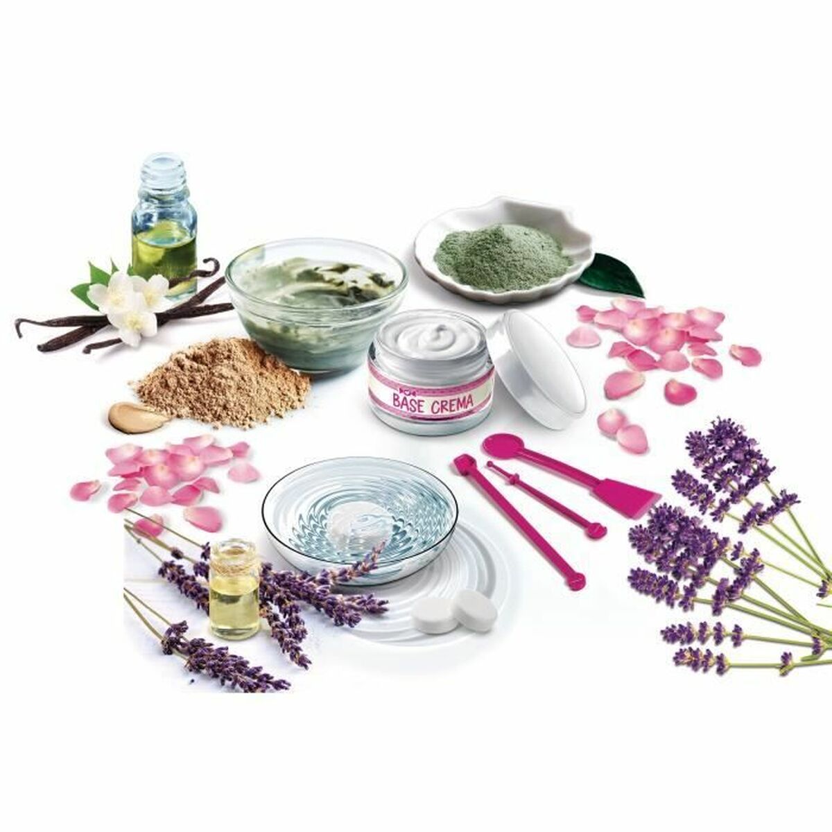 Set de Machiaj pentru Copii Clementoni Science & Jeu Beauty masks (FR) Multicolor - Jucarii si jocuri, Costume și accesorii