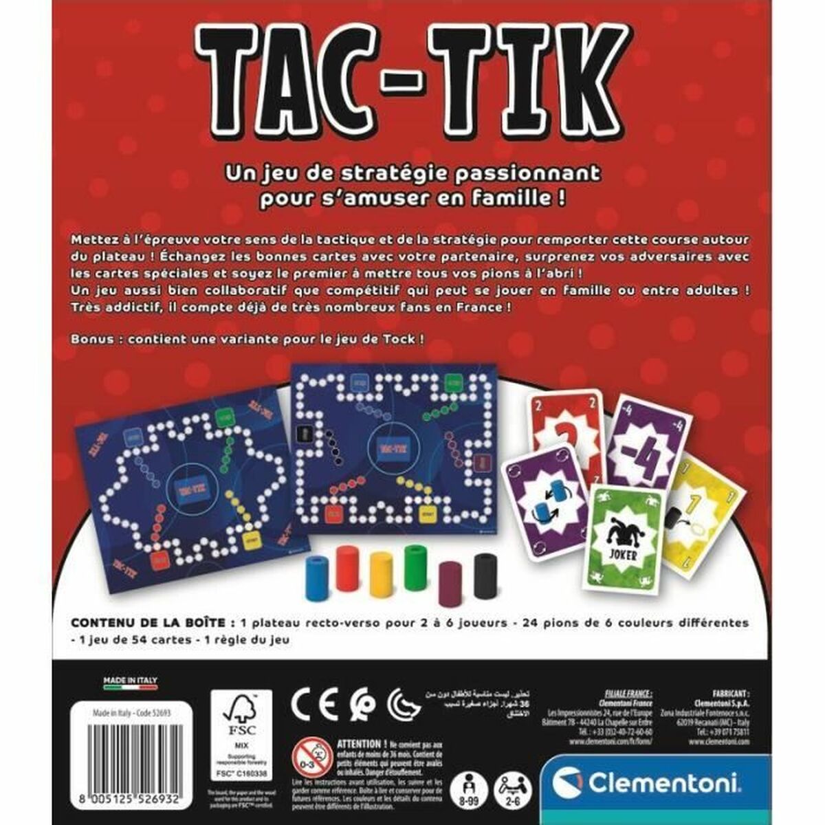 Puzzle Clementoni Tac-Tik - Jucarii si jocuri, Puzzle-uri și puzzle-uri