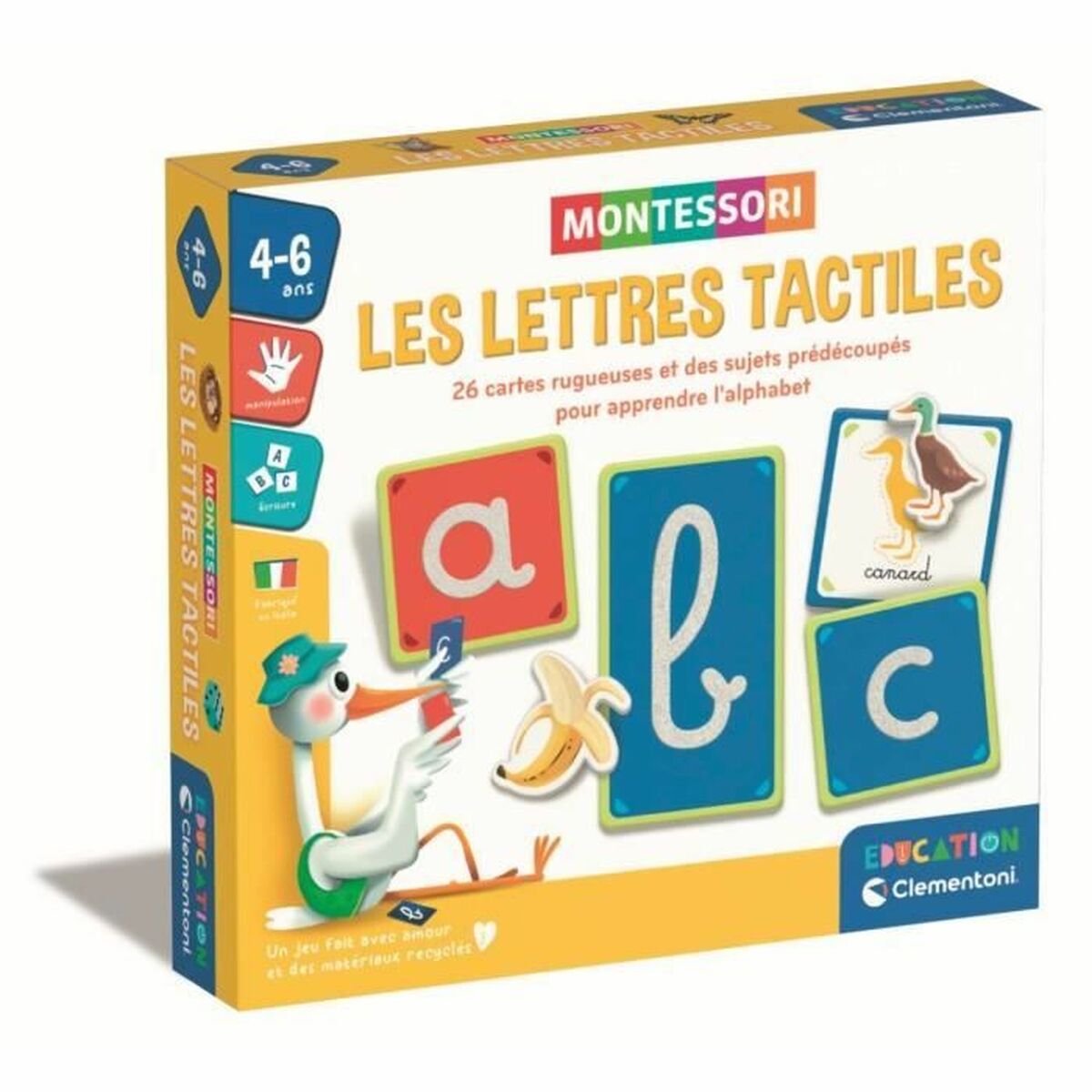 Joc Educativ Clementoni Les lettres tactiles (FR) - Jucarii si jocuri, Jocuri și accesorii