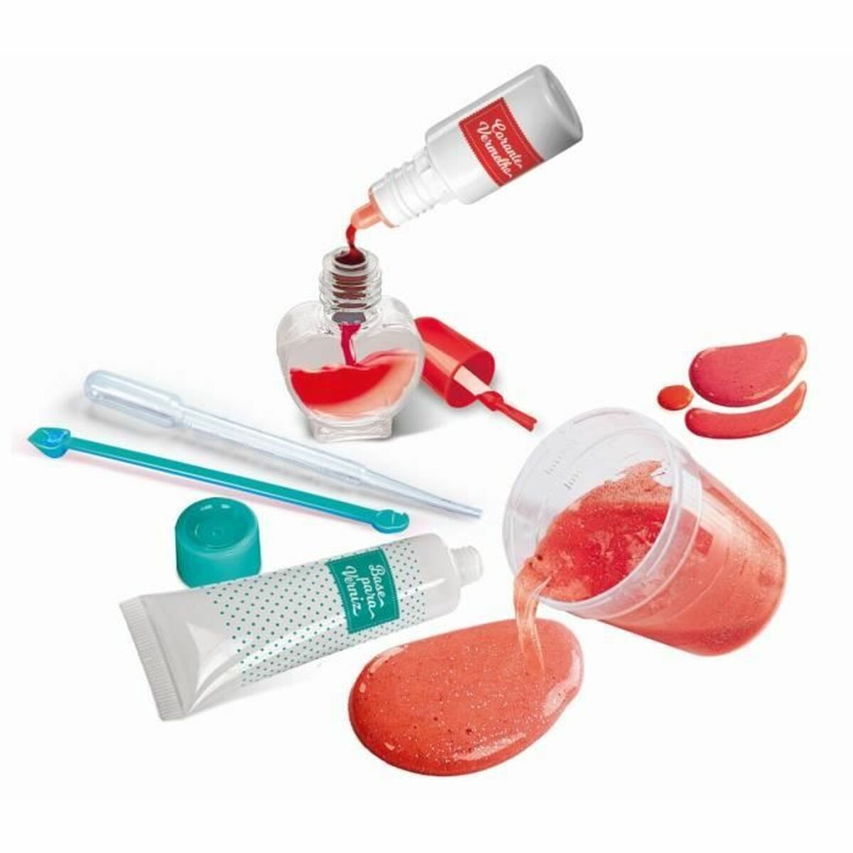 Set de Lucru Manual Clementoni Mini Nail Lab Create your own nail polish (FR) - Jucarii si jocuri, Activități creative