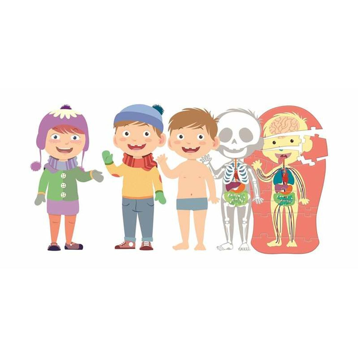 Puzzle Clementoni El Cuerpo Humano - Jucarii si jocuri, Puzzle-uri și puzzle-uri