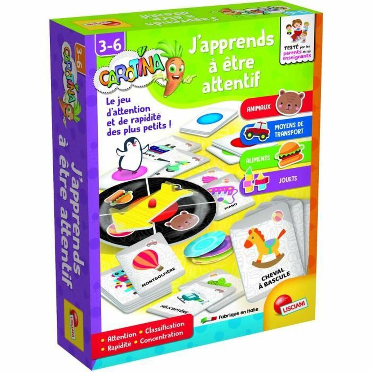 Joc Educativ Lisciani Giochi Carotina J'apprends - Jucarii si jocuri, Jocuri și accesorii
