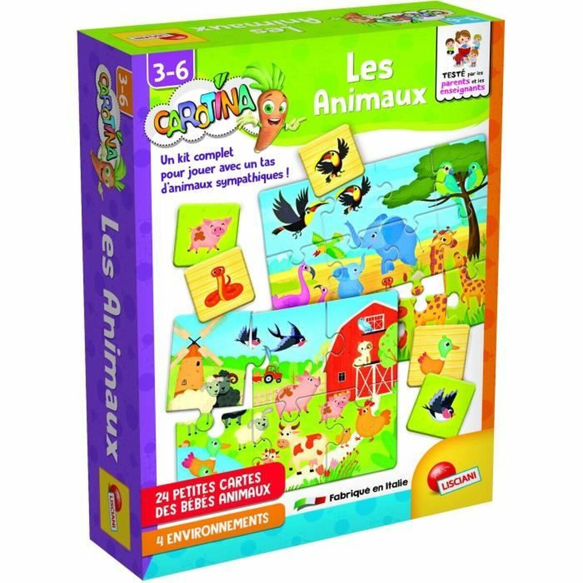 Joc Educativ Lisciani Giochi Les animaux - Jucarii si jocuri, Jocuri și accesorii