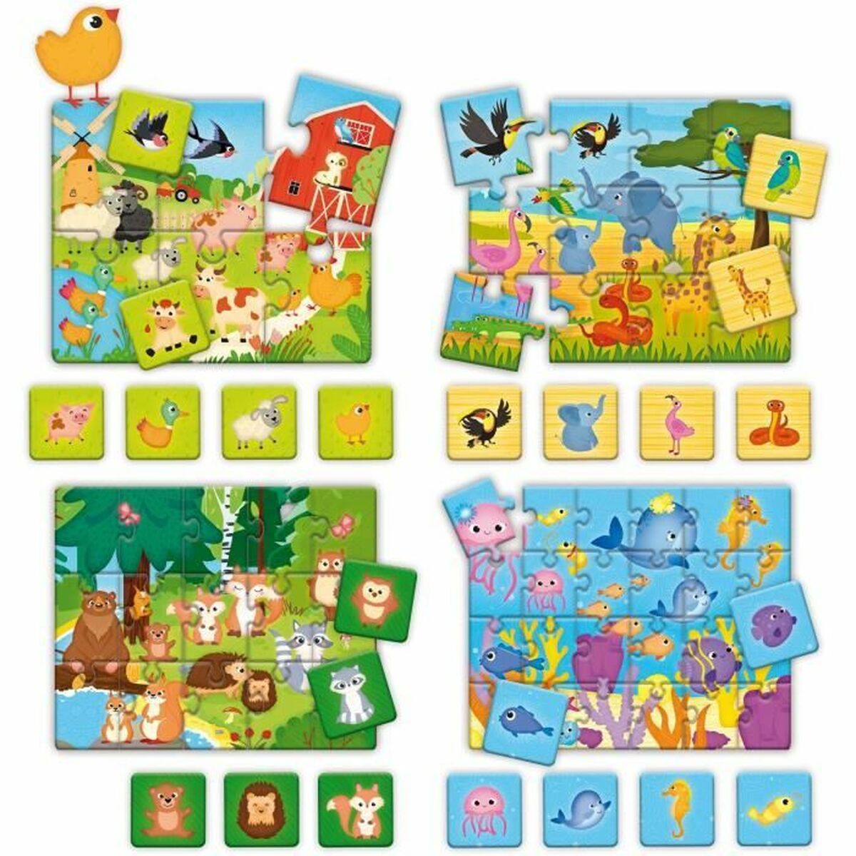 Joc Educativ Lisciani Giochi Les animaux - Jucarii si jocuri, Jocuri și accesorii