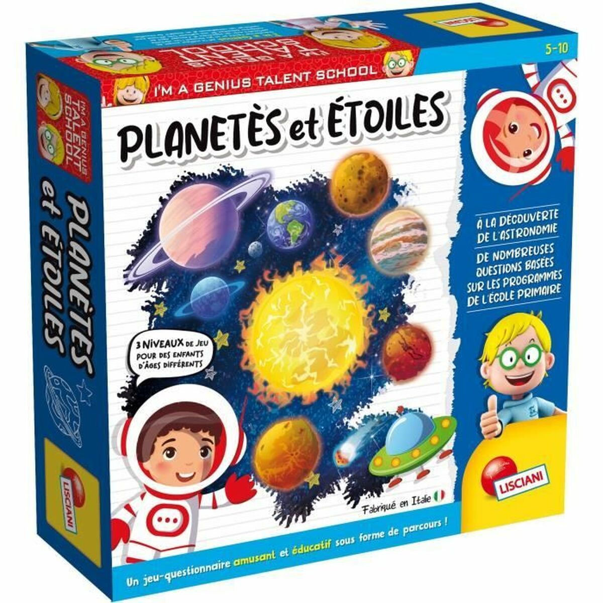 Joc de știință Lisciani Giochi Planets and Stars - Jucarii si jocuri, Învățare și educație