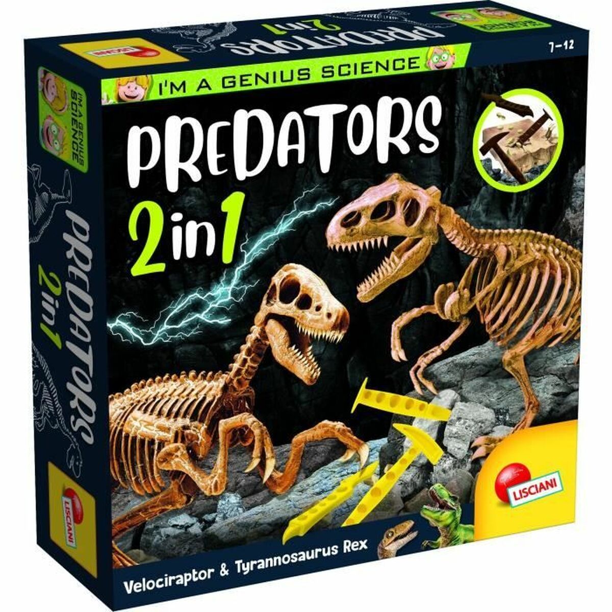 Joc de știință Lisciani Giochi Predators 2 in 1 (FR) - Jucarii si jocuri, Învățare și educație