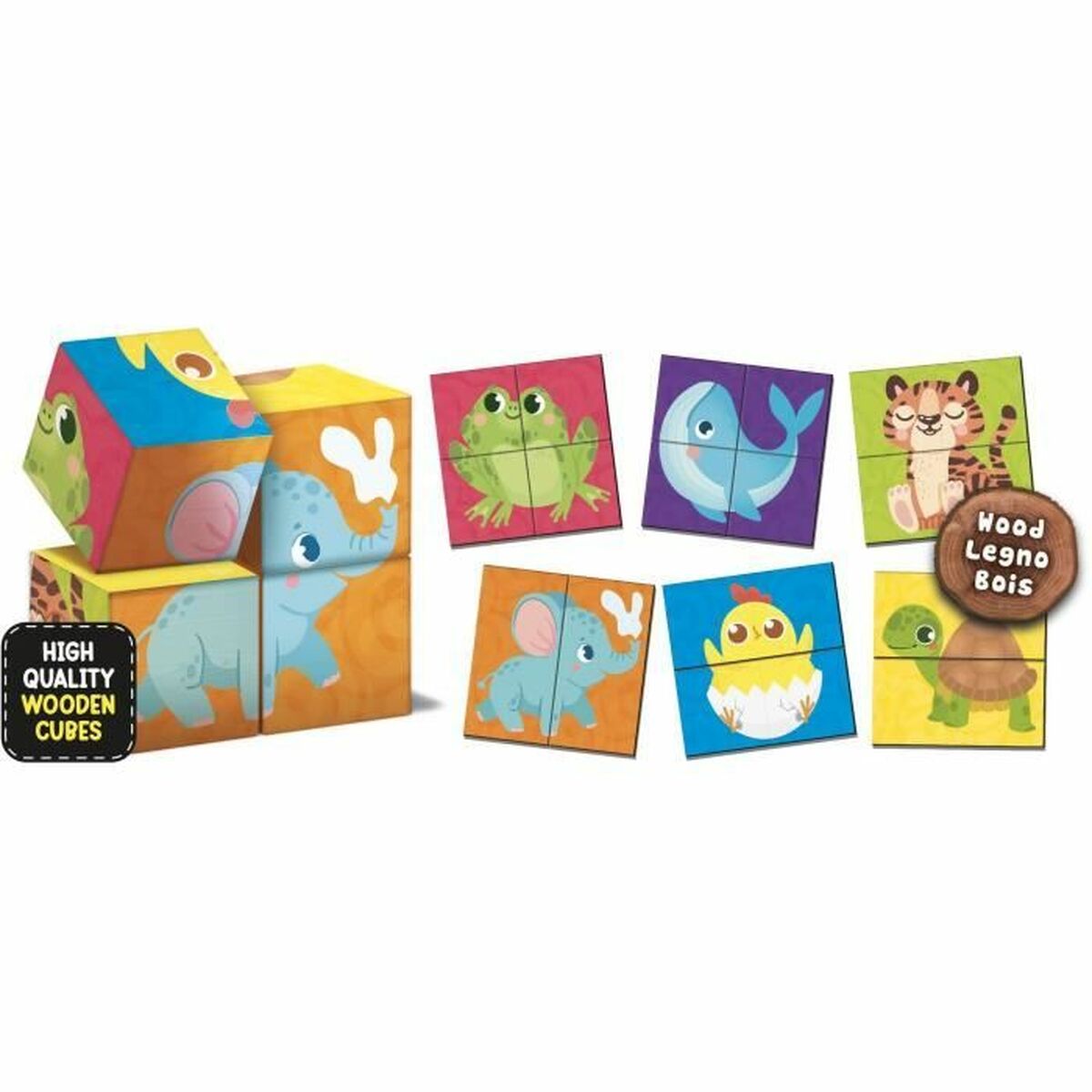 Joc Educativ Lisciani Giochi Cubes & Puzzle - Jucarii si jocuri, Jocuri și accesorii