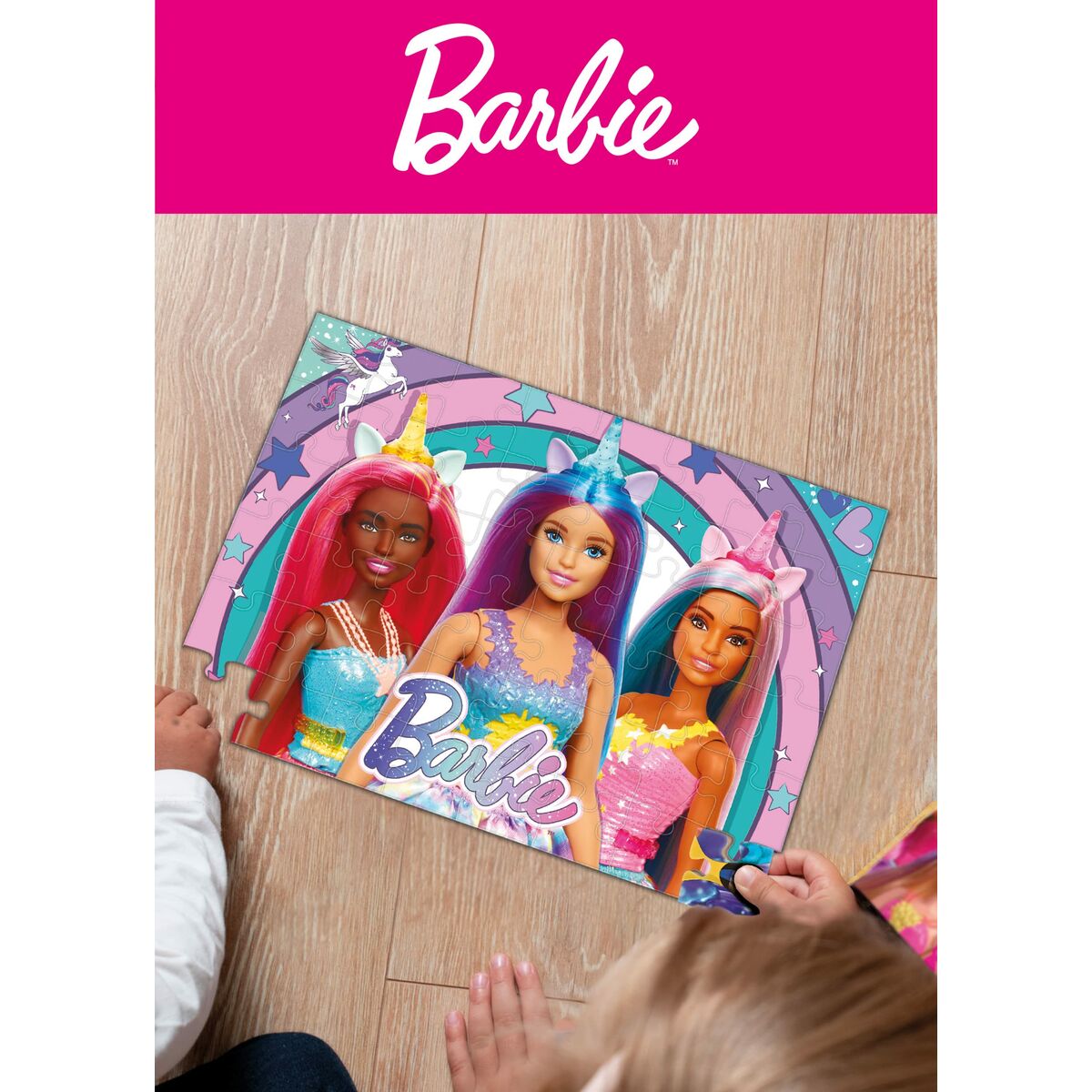 Puzzle Colorbaby 35 x 25 cm Barbie 48 Piese - Jucarii si jocuri, Puzzle-uri și puzzle-uri