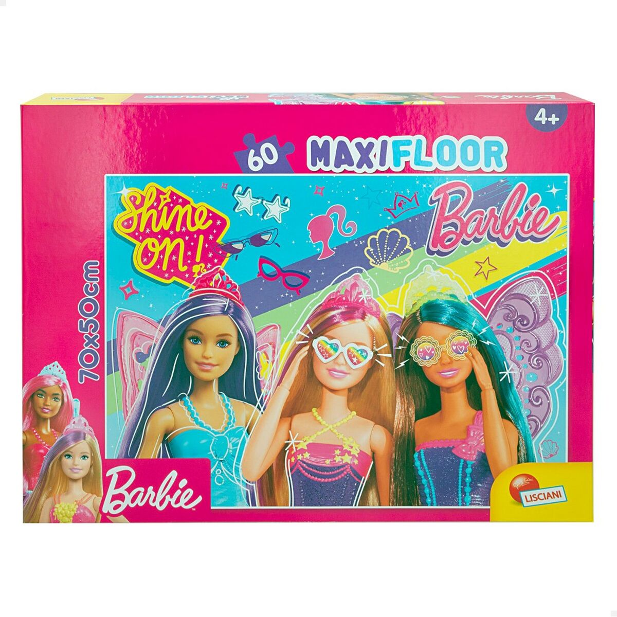 Puzzle Barbie MaxiFloor 60 Piese 70 x 1,5 x 50 cm - Jucarii si jocuri, Puzzle-uri și puzzle-uri