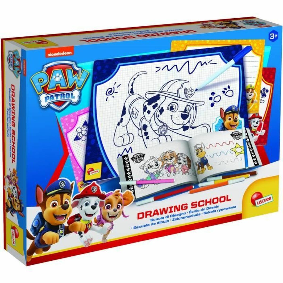 Fișe pentru desenat Lisciani Giochi Paw Patrol Multicolor - Jucarii si jocuri, Activități creative